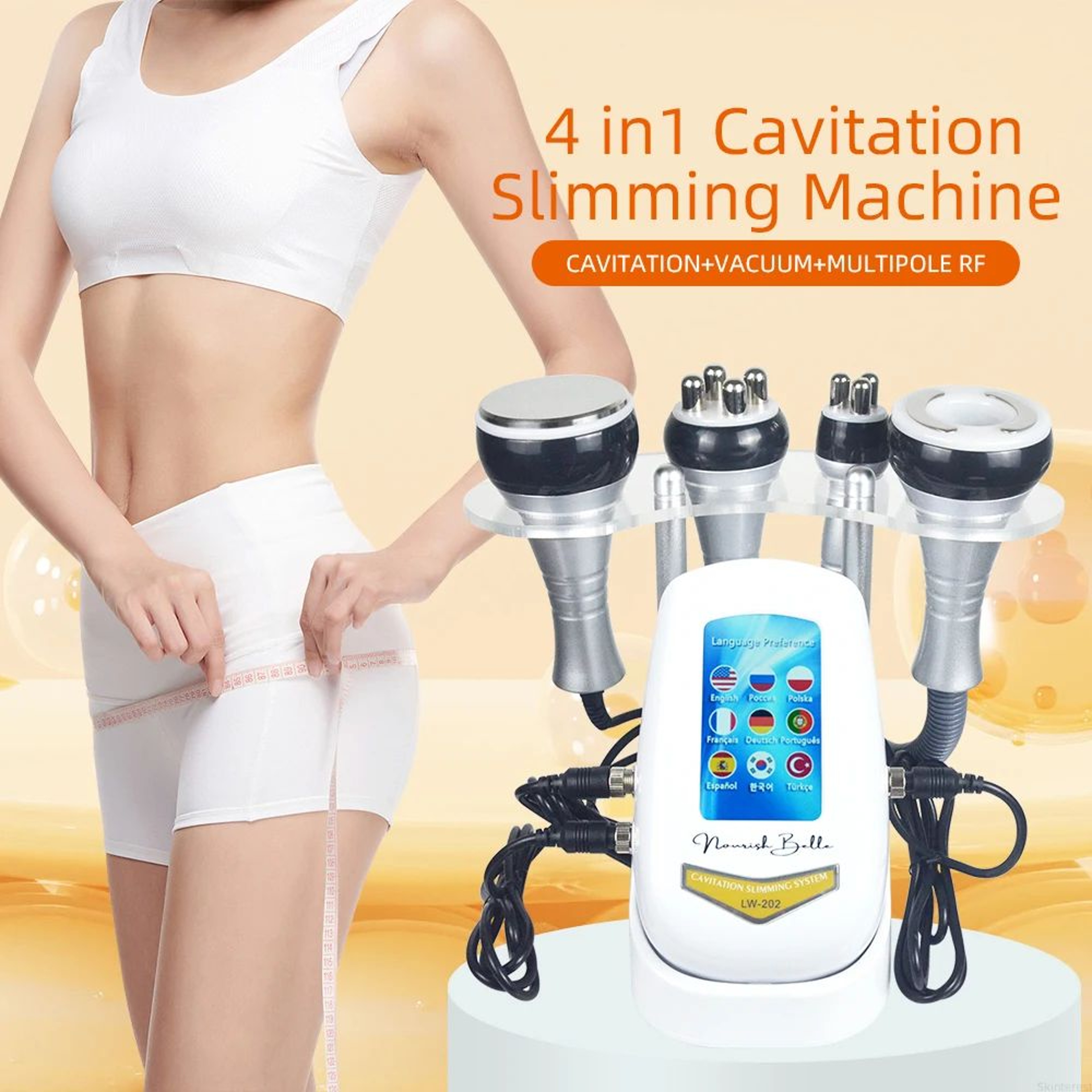 Skinterest KIM 8 MultiFunction 40K Cavitation Machine For AtHome Body Contouring  Skin Firming 5