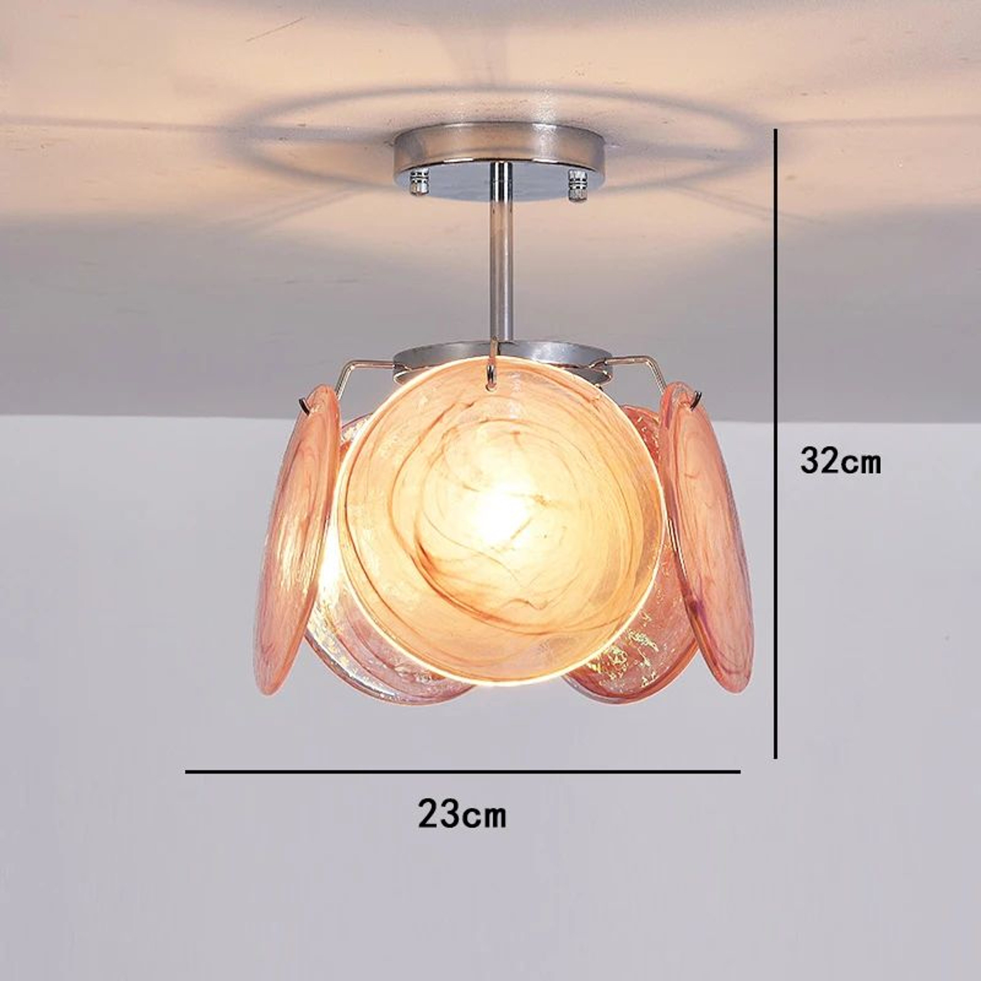 Italian Red Cloud Glass Pendant Lights  Designer Ceiling Lamp For Dining Room  Home Interior 6