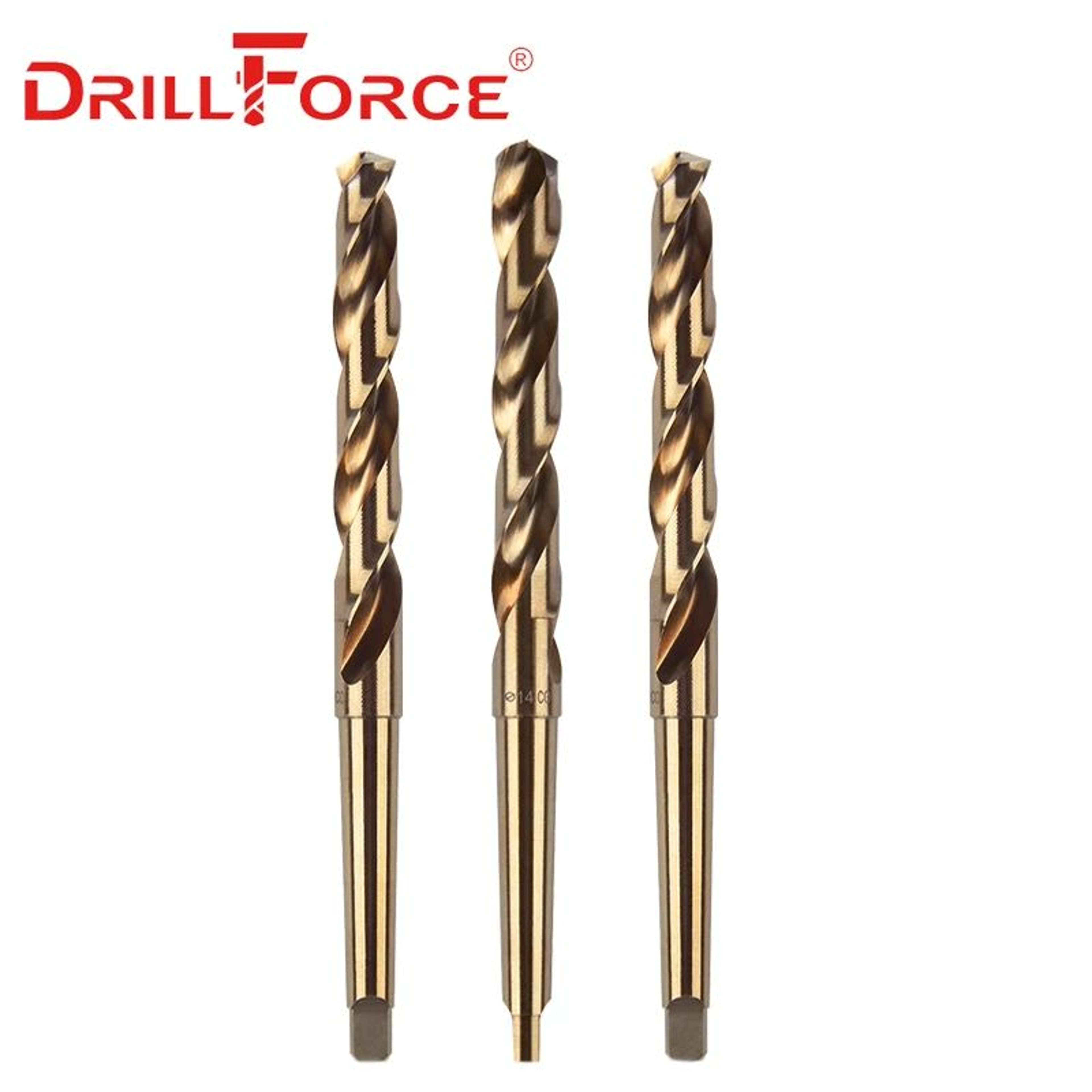 Premium Cobalt Industrial Drill Bit  6 Mm To 40 Mm HSSCO Taper Shank 1