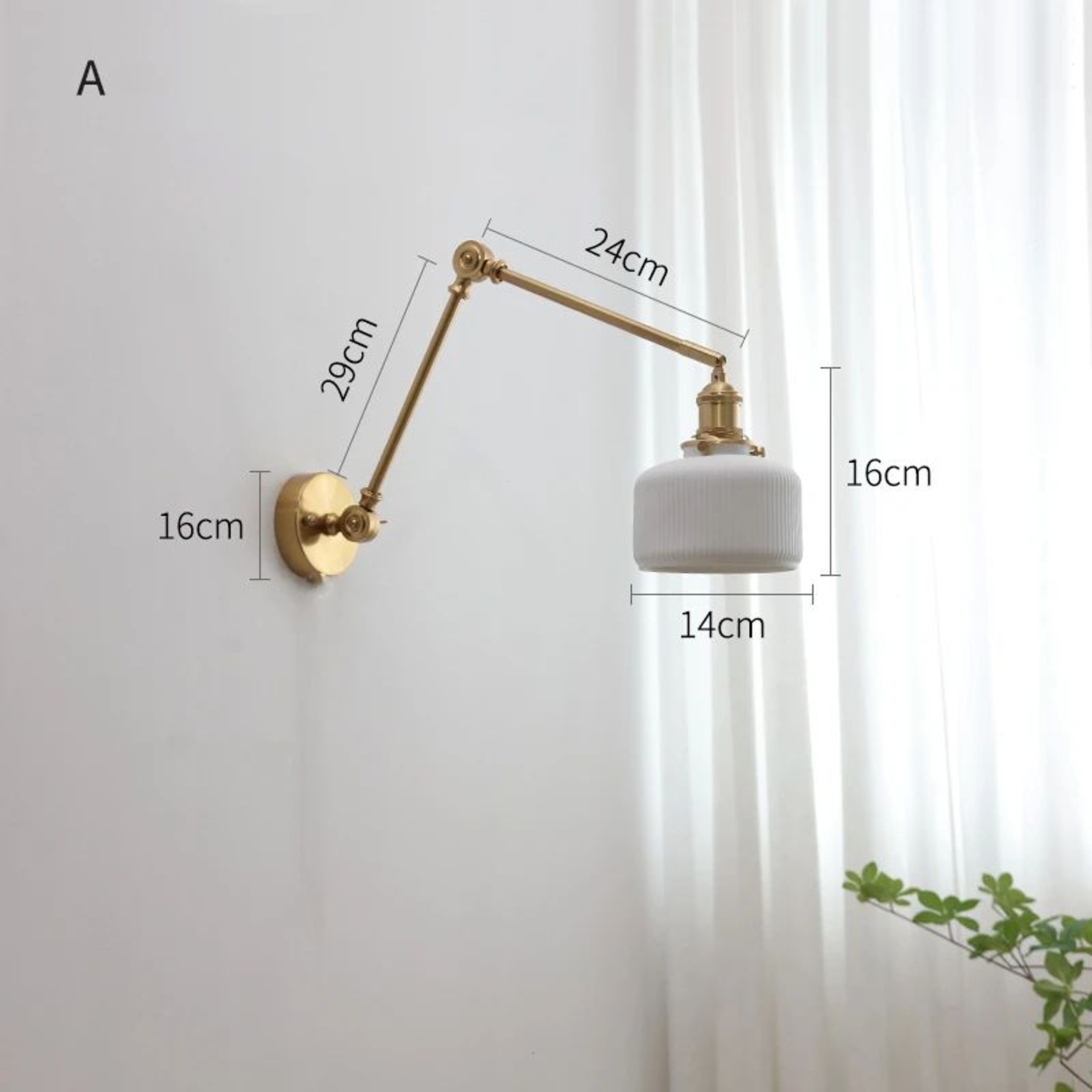 IWHD Nordic Ceramic LED Wall Lamp  Modern Pull Chain LED Wall Sconce 4W Max 100W For Bedroom  Bathr 6