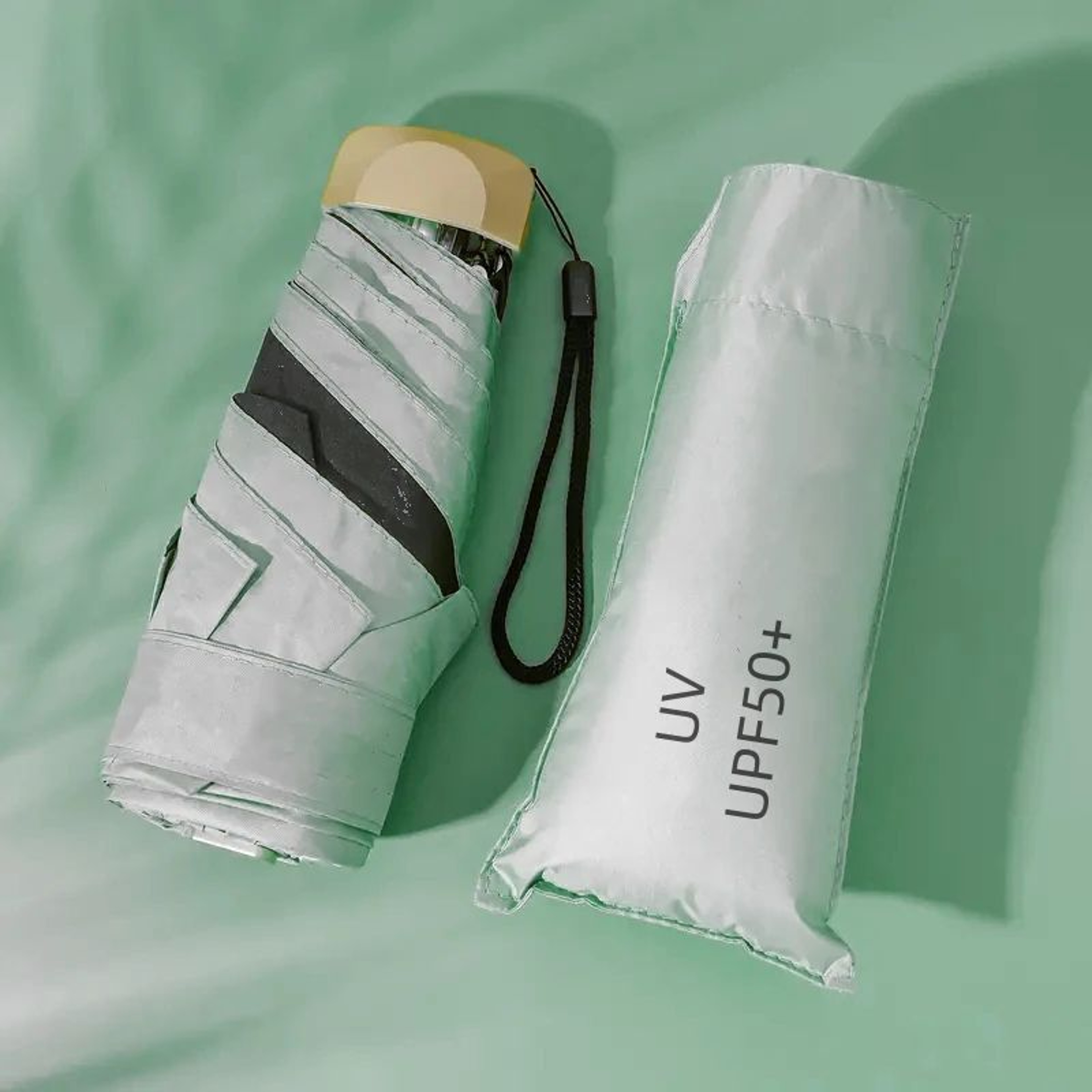 Compact Travel Shield Mini Umbrella  Portable Pocket Umbrella With UV Protection  Rain Defense 6
