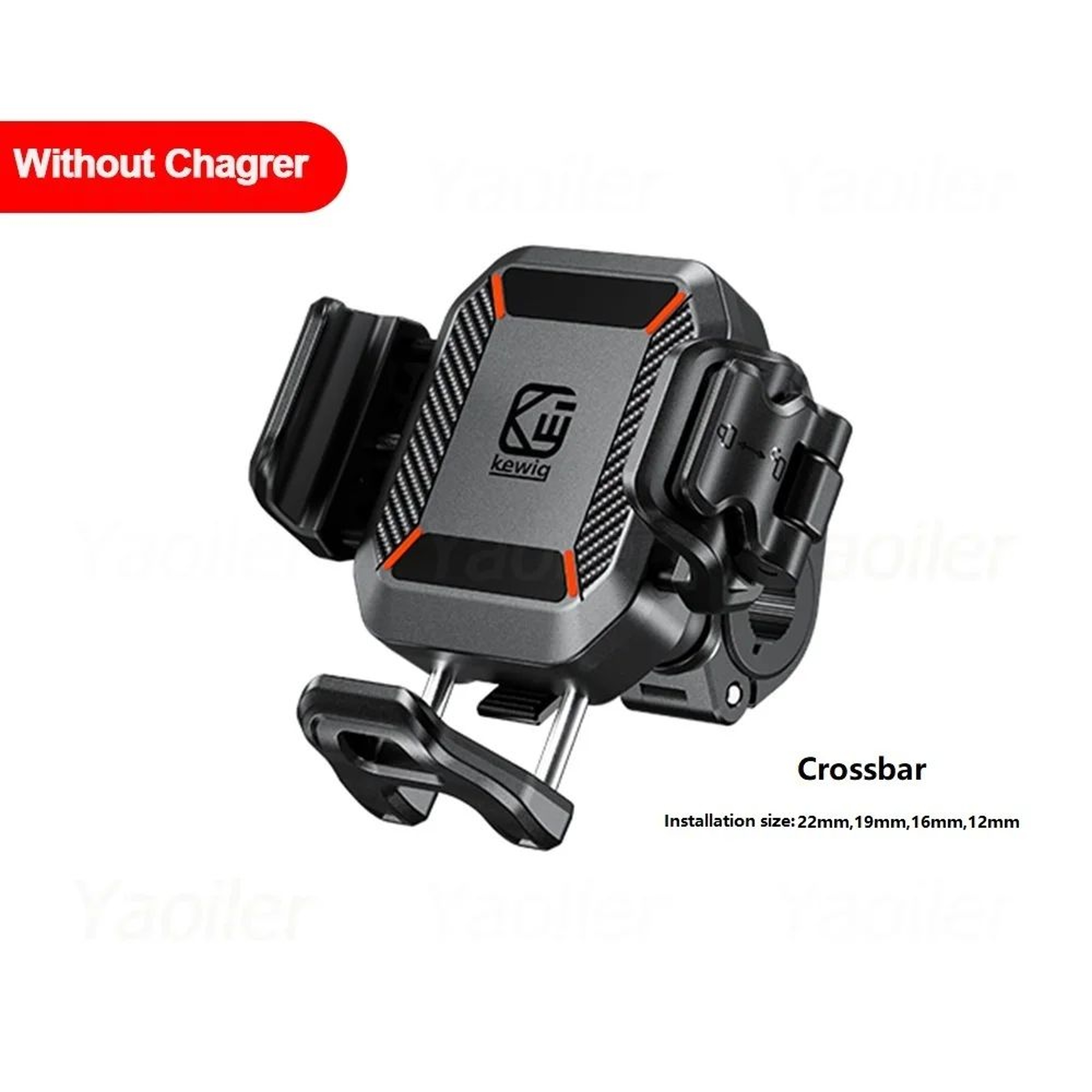 Ultimate RidePro Motorcycle Phone Mount With Wireless Charger Phone Holder 36W USBC Fast Charge  On 9