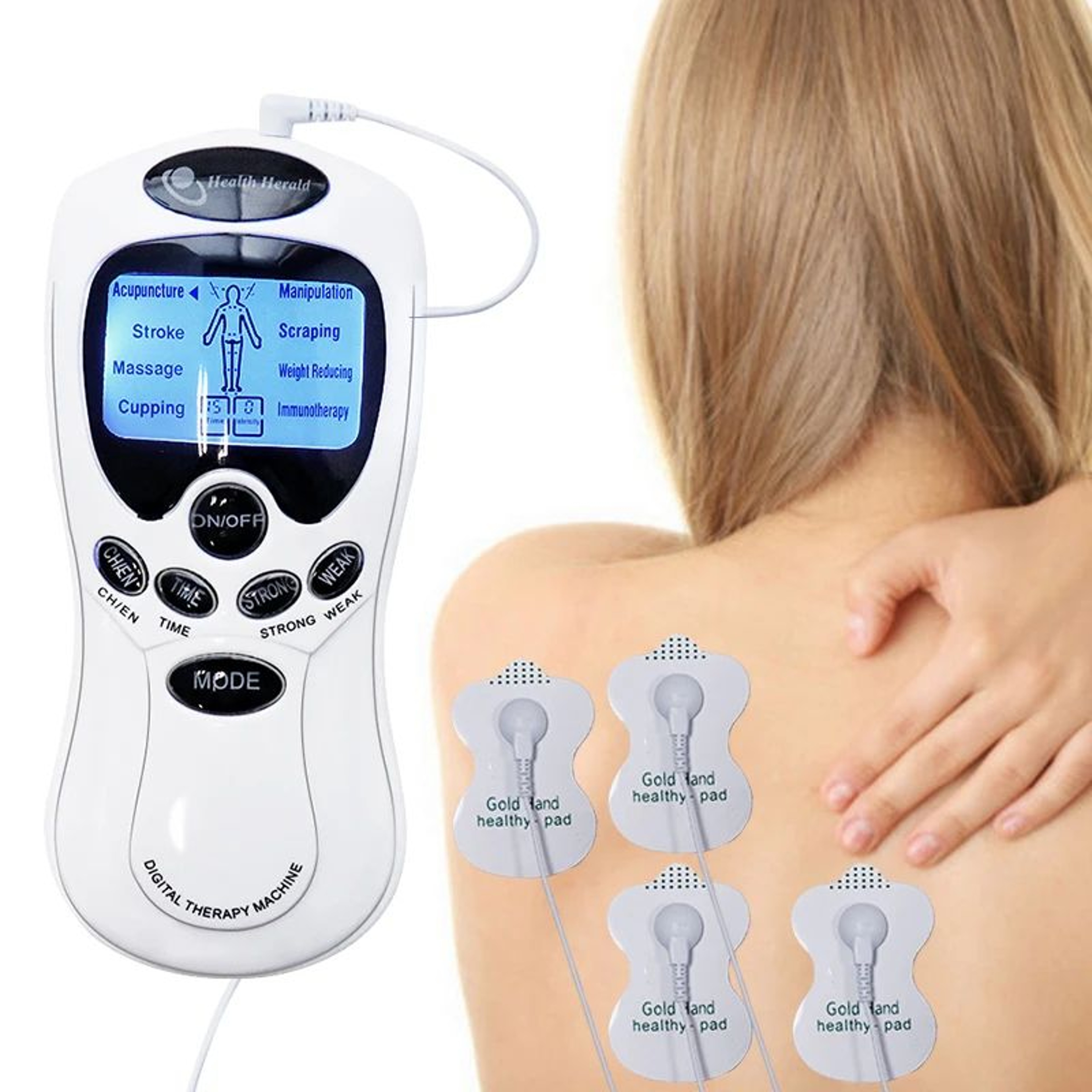 Advanced Pain Relief TENS EMS Muscle Stimulator  Electronic Pulse Massager 2