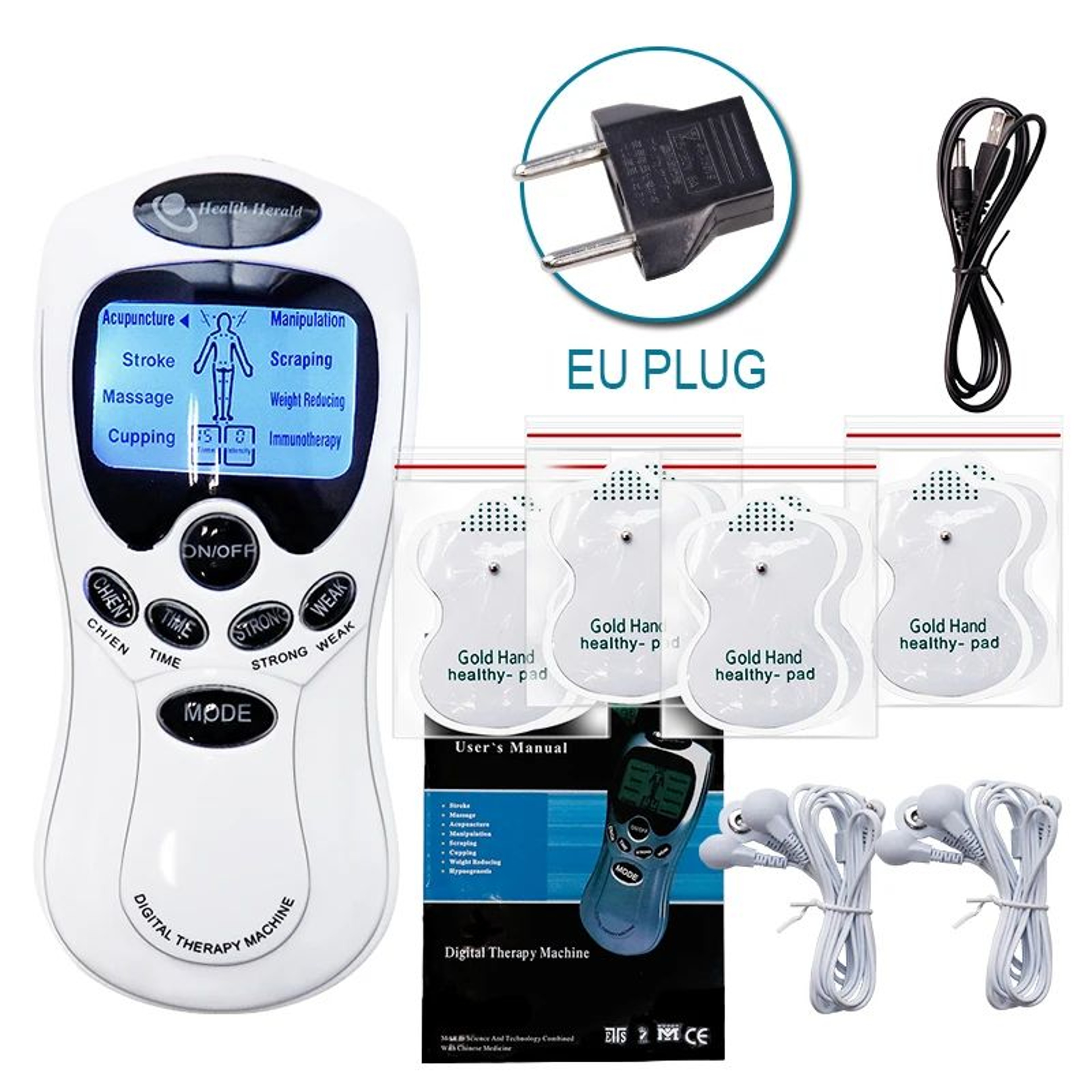 Advanced Pain Relief TENS EMS Muscle Stimulator  Electronic Pulse Massager 6