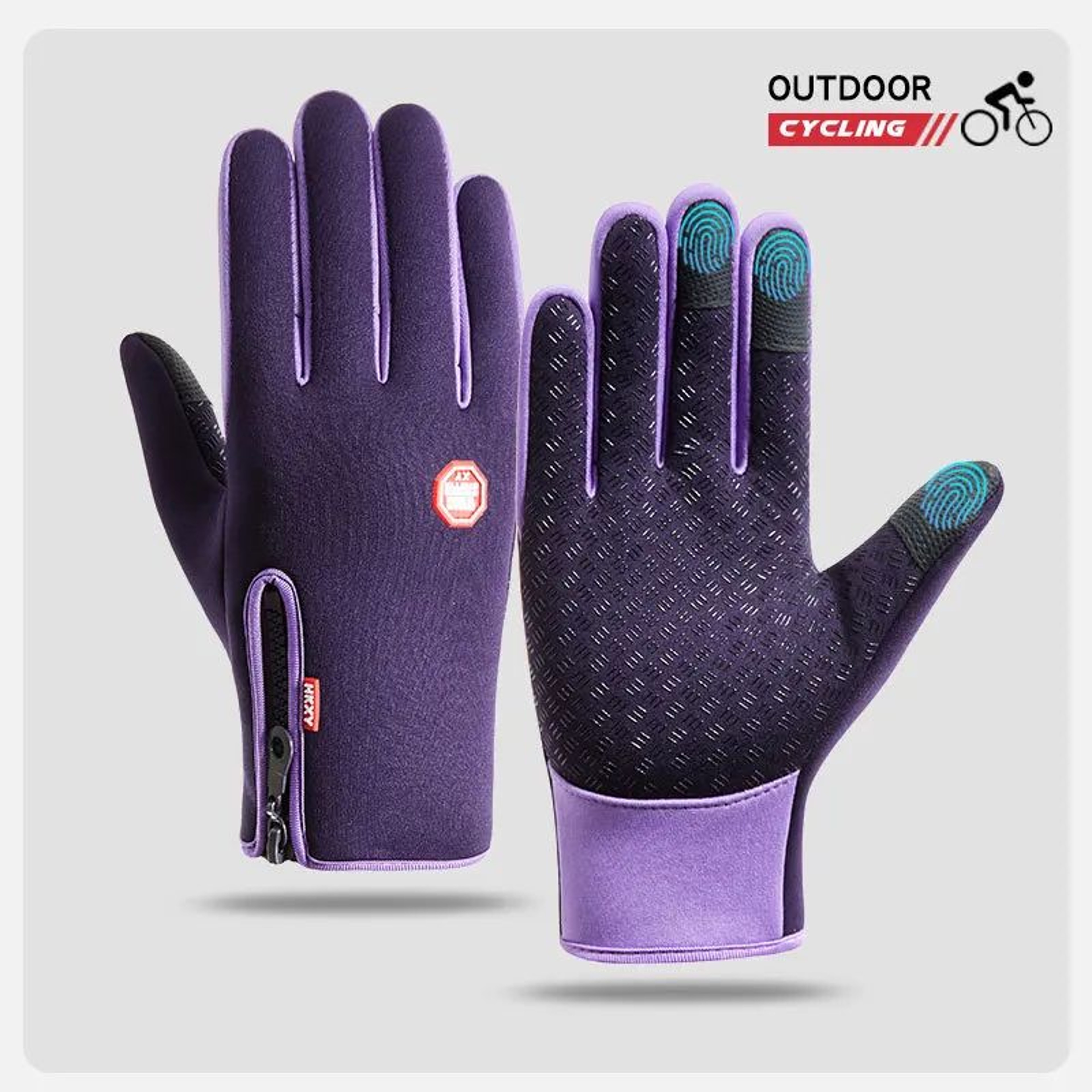 ThermalRide Waterproof Winter Cycling Gloves With Touchscreen  NonSlip Grip 14
