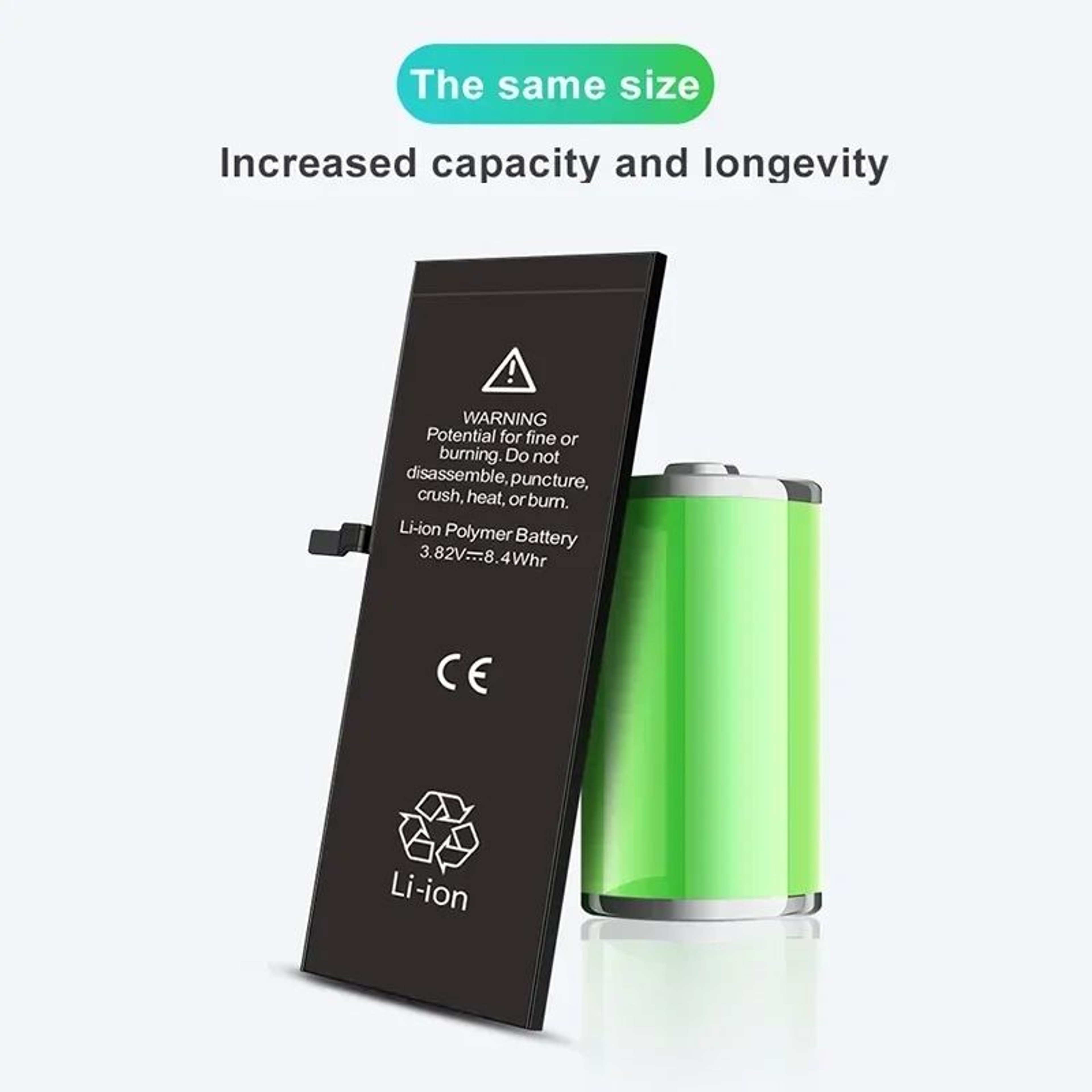HighCapacity Replacement Battery For IPhone Models With Free Tool Kit 4