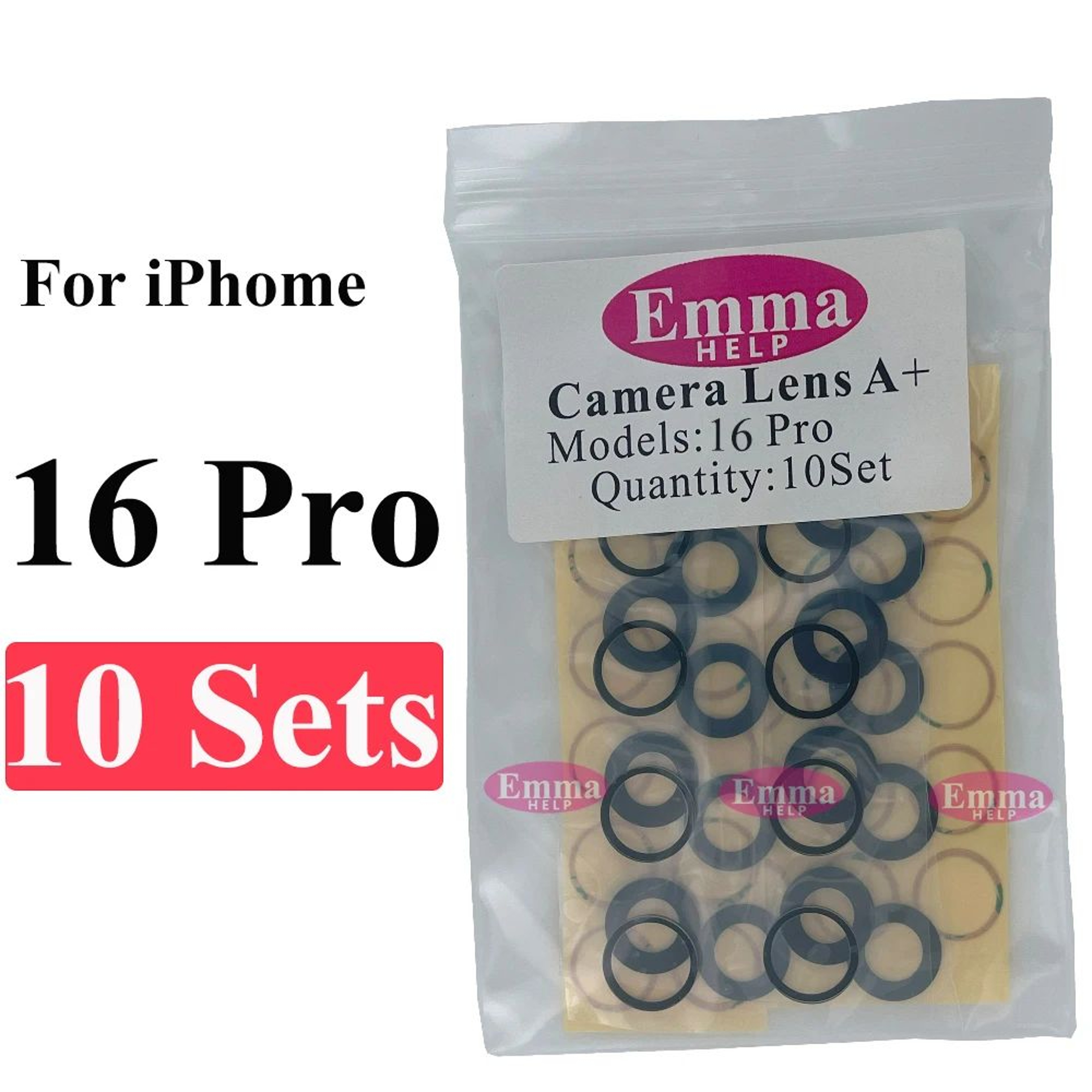 Premium IPhone Rear Camera Glass Replacement  Lens Cover Sticker  Fits IPhone 161514131211 Series 8