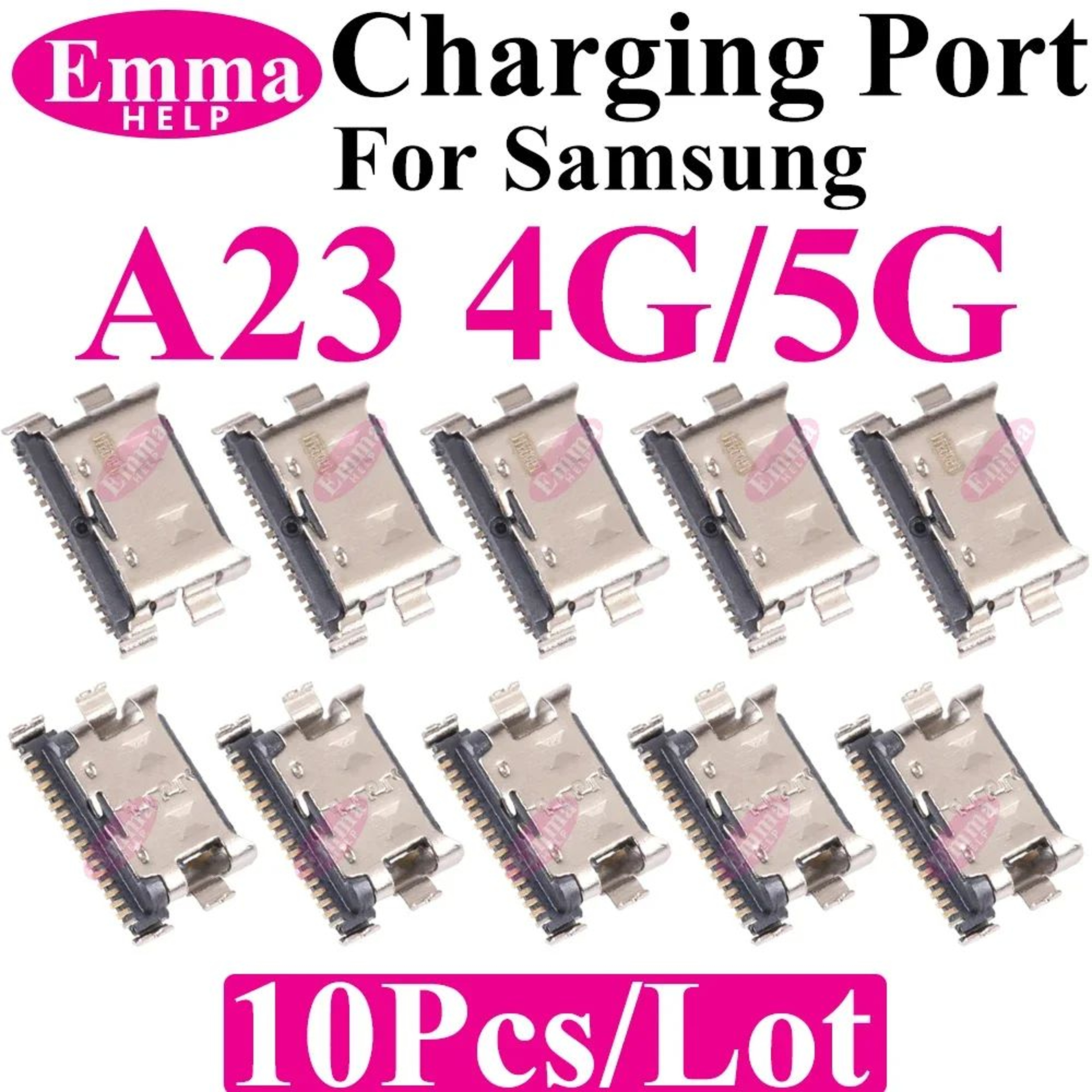 Original Samsung Galaxy ASeries Charging Port Connector Pack Of 10  Premium USB Charger Pin Replace 13
