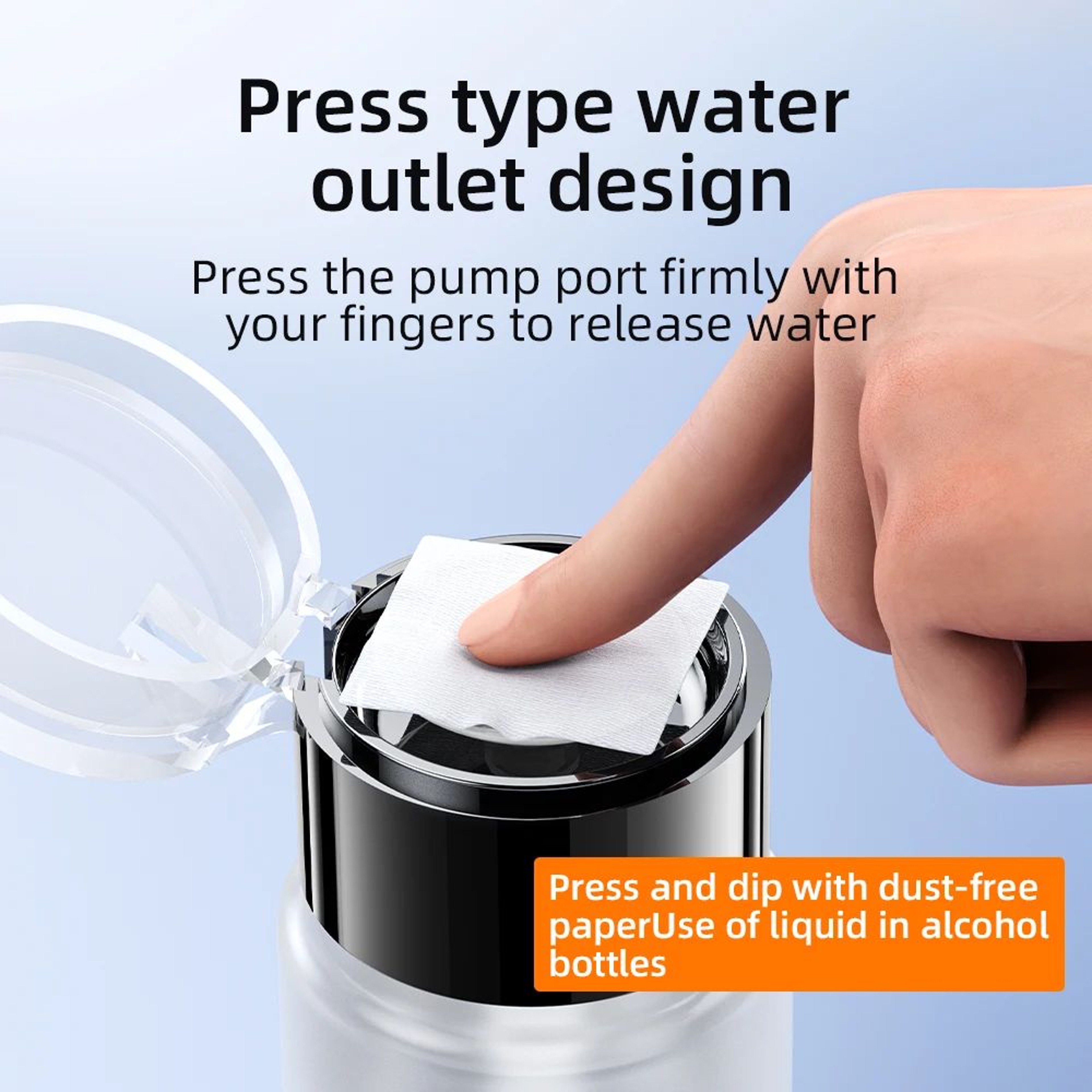 Premium Clear Refillable Press Pump Bottle  LeakProof 60150250 Ml Empty Alcohol Bottles Dispenser F 1