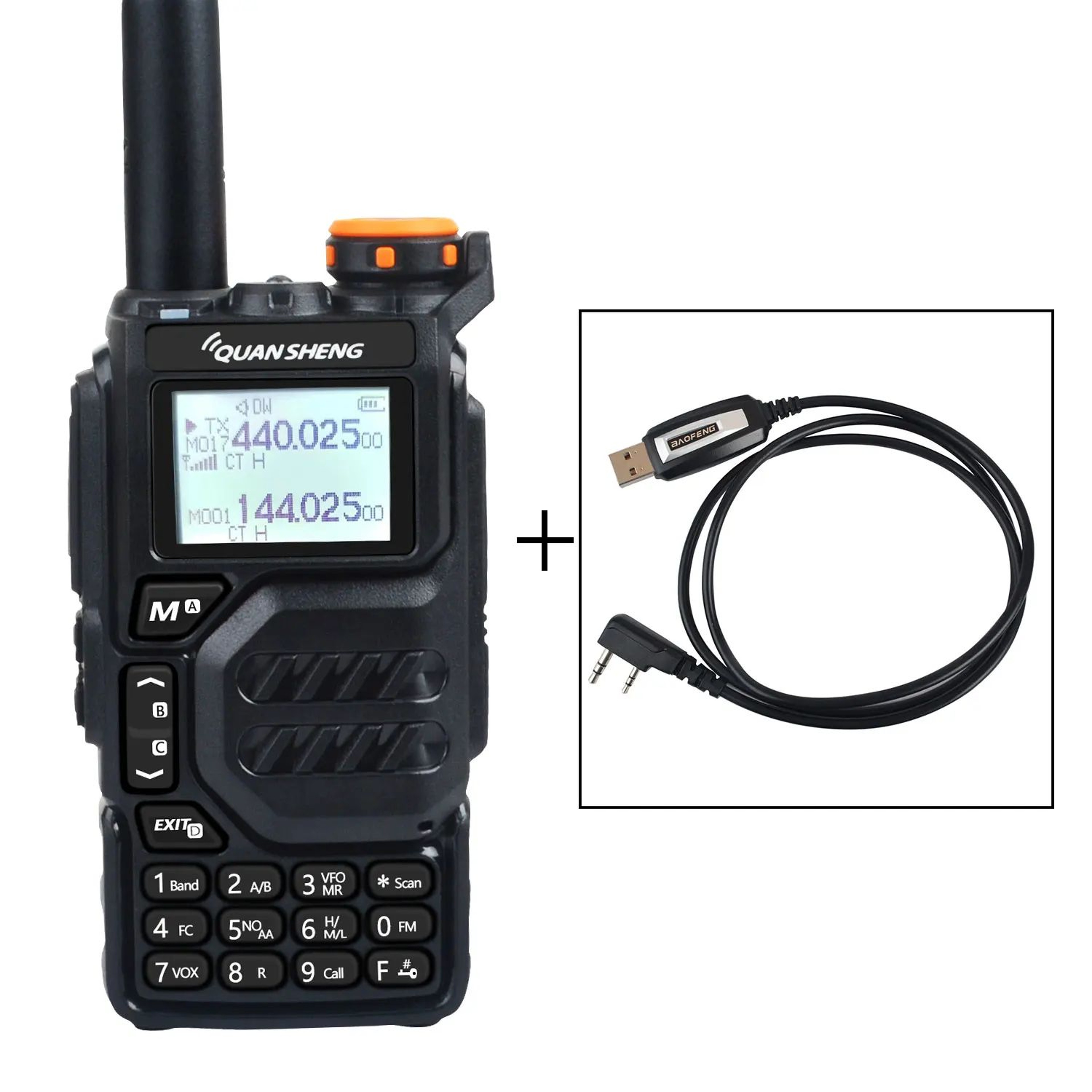 Quansheng DualBand FullBand Handheld TwoWay Radio  Wide Coverage Communication 7