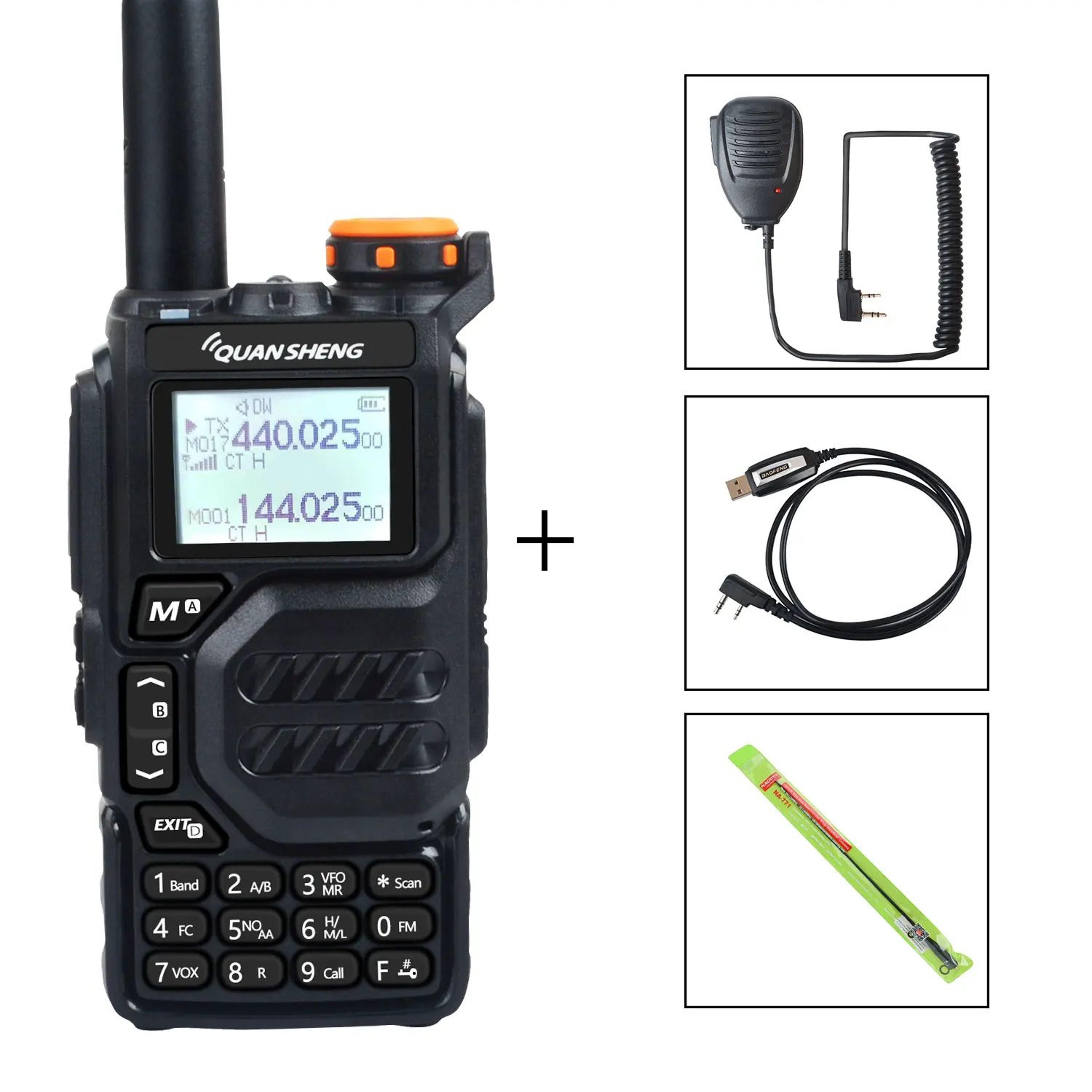 Quansheng DualBand FullBand Handheld TwoWay Radio  Wide Coverage Communication 13