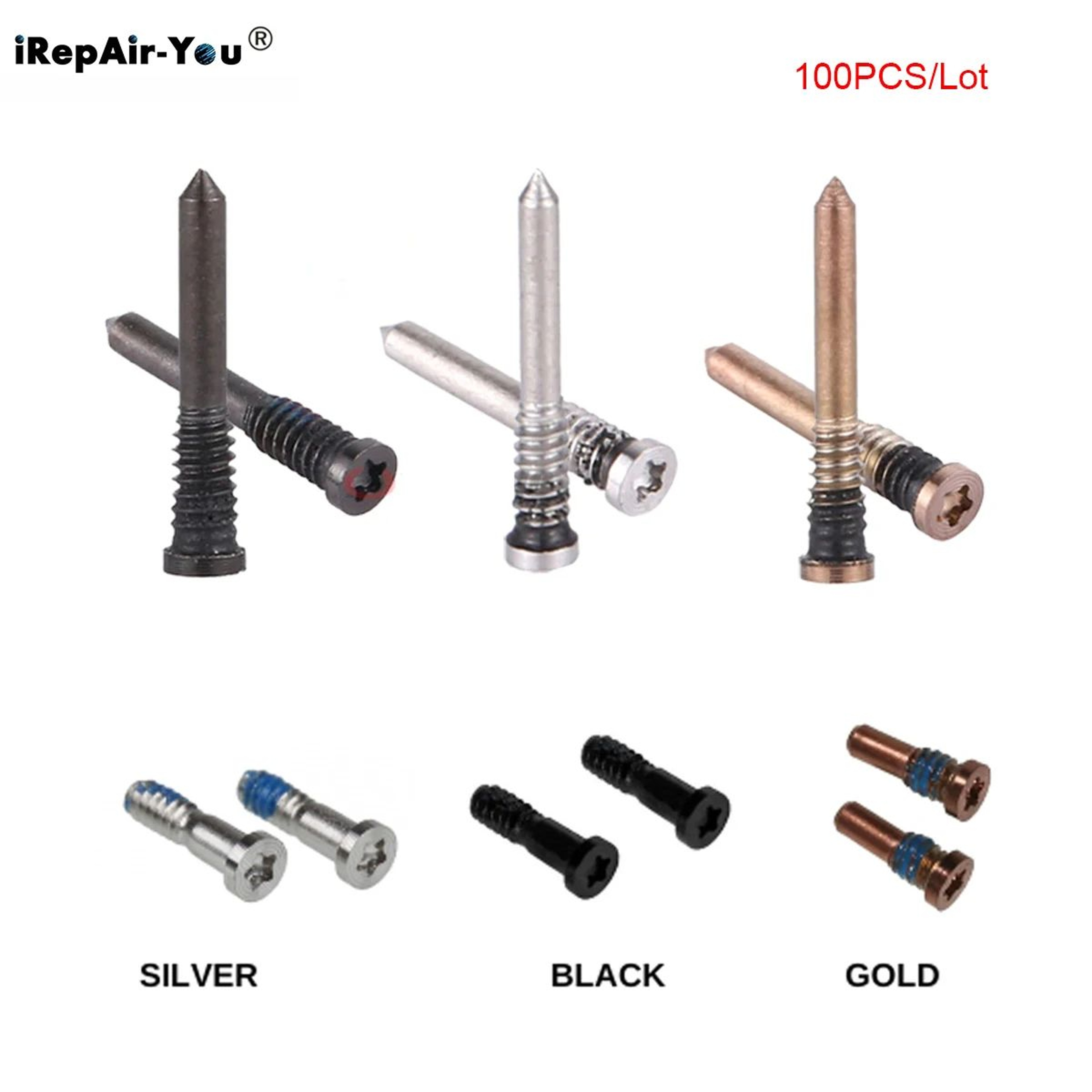 Premium Bottom Pentalobe Screws  100Pack IPhone Screw Replacement Set For IPhone 161514131211  More 0