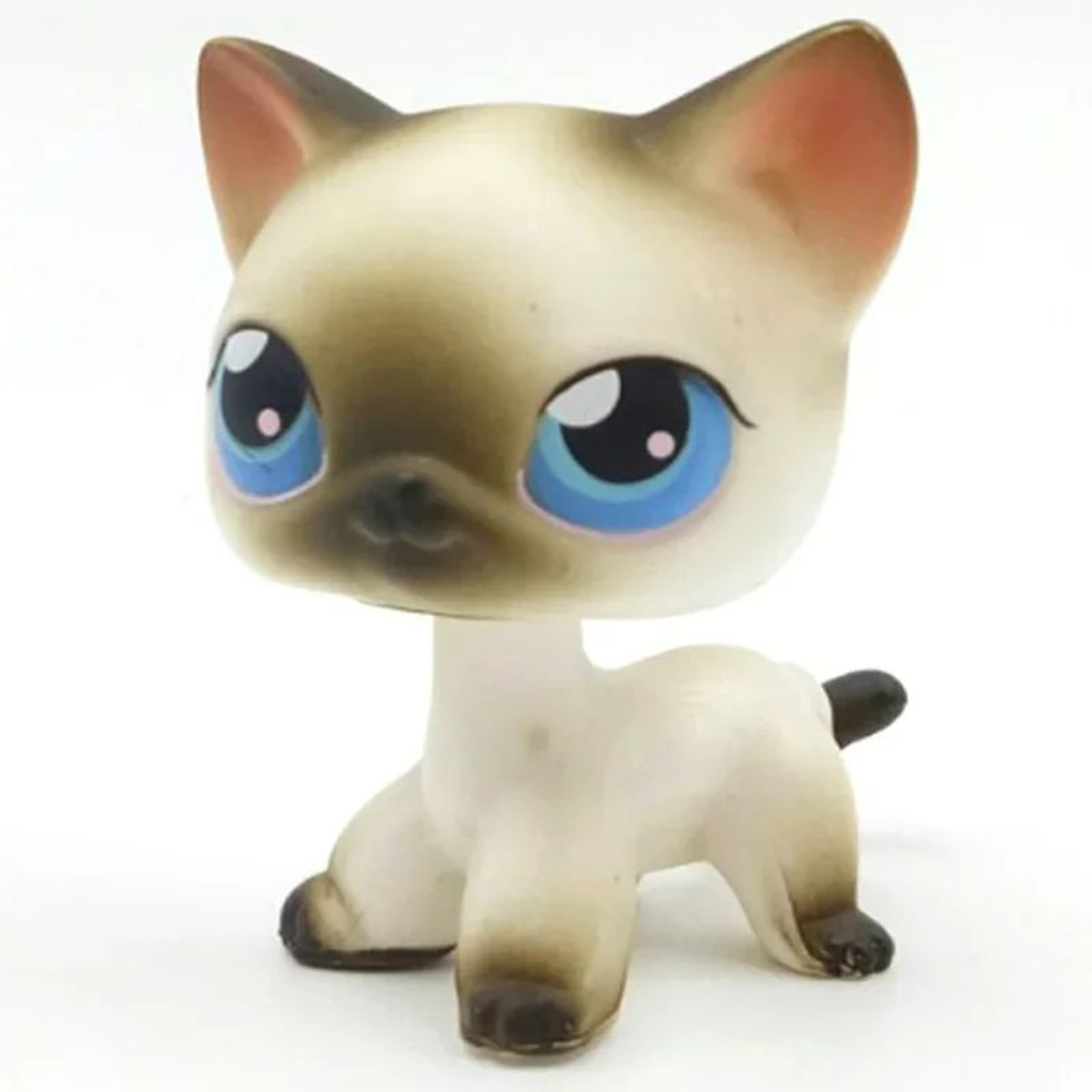 Mini LPS Bobblehead Figure ShortHair Kitten Collectible Mini Pet Toy 4