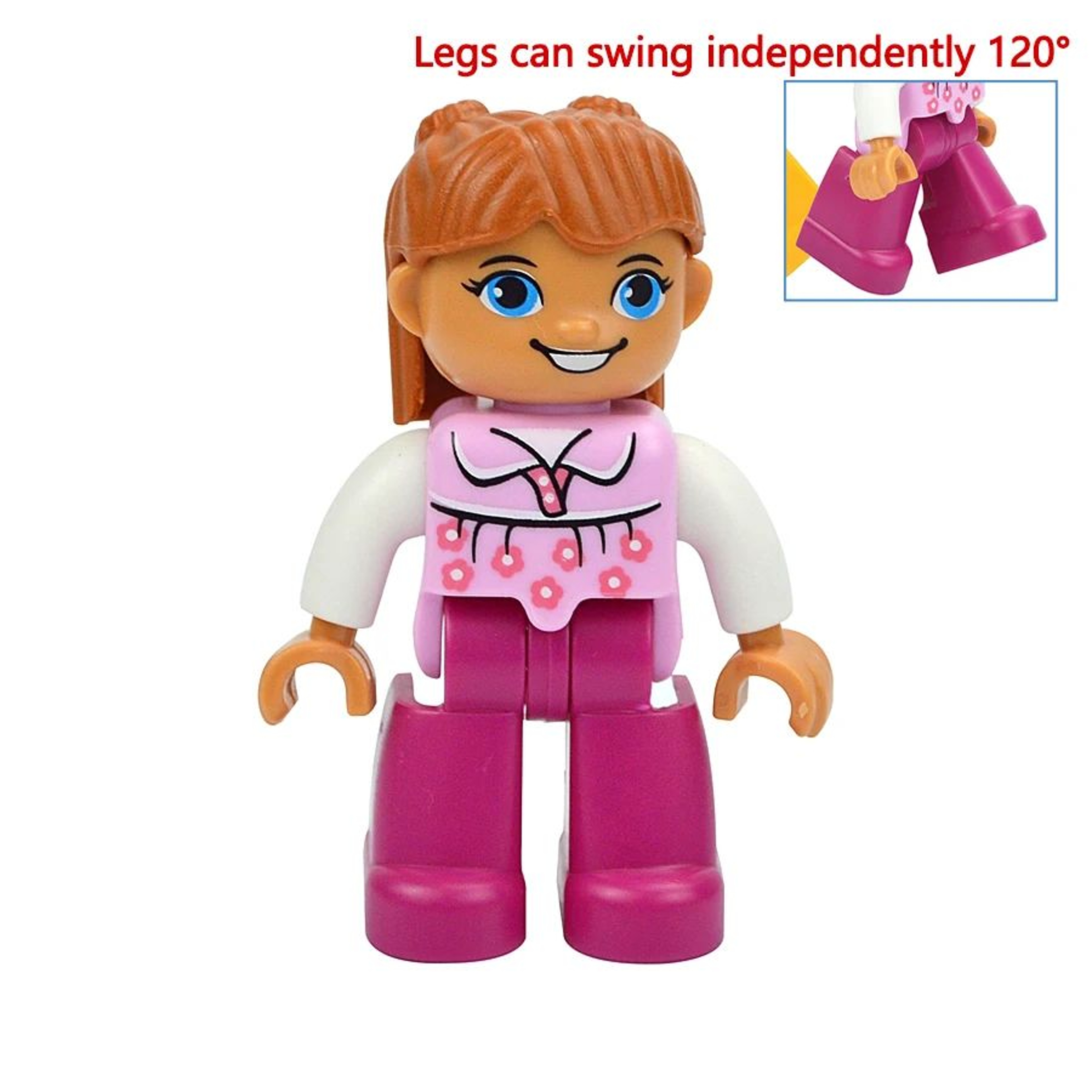 Premium Family Block Figures  Compatible Brick Toy Set  Large Building Block Figures For Kids Inclu 0