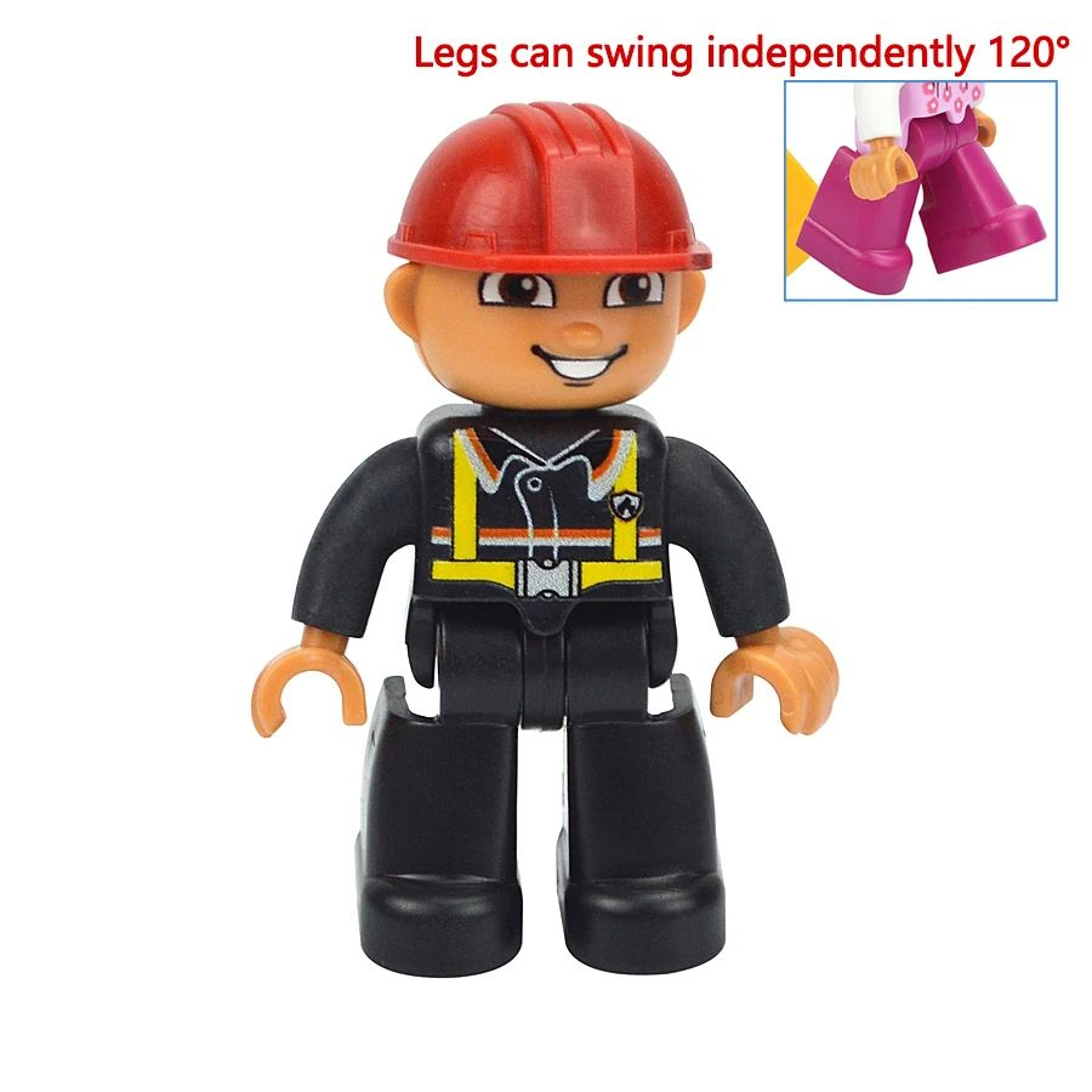Premium Family Block Figures  Compatible Brick Toy Set  Large Building Block Figures For Kids Inclu 9