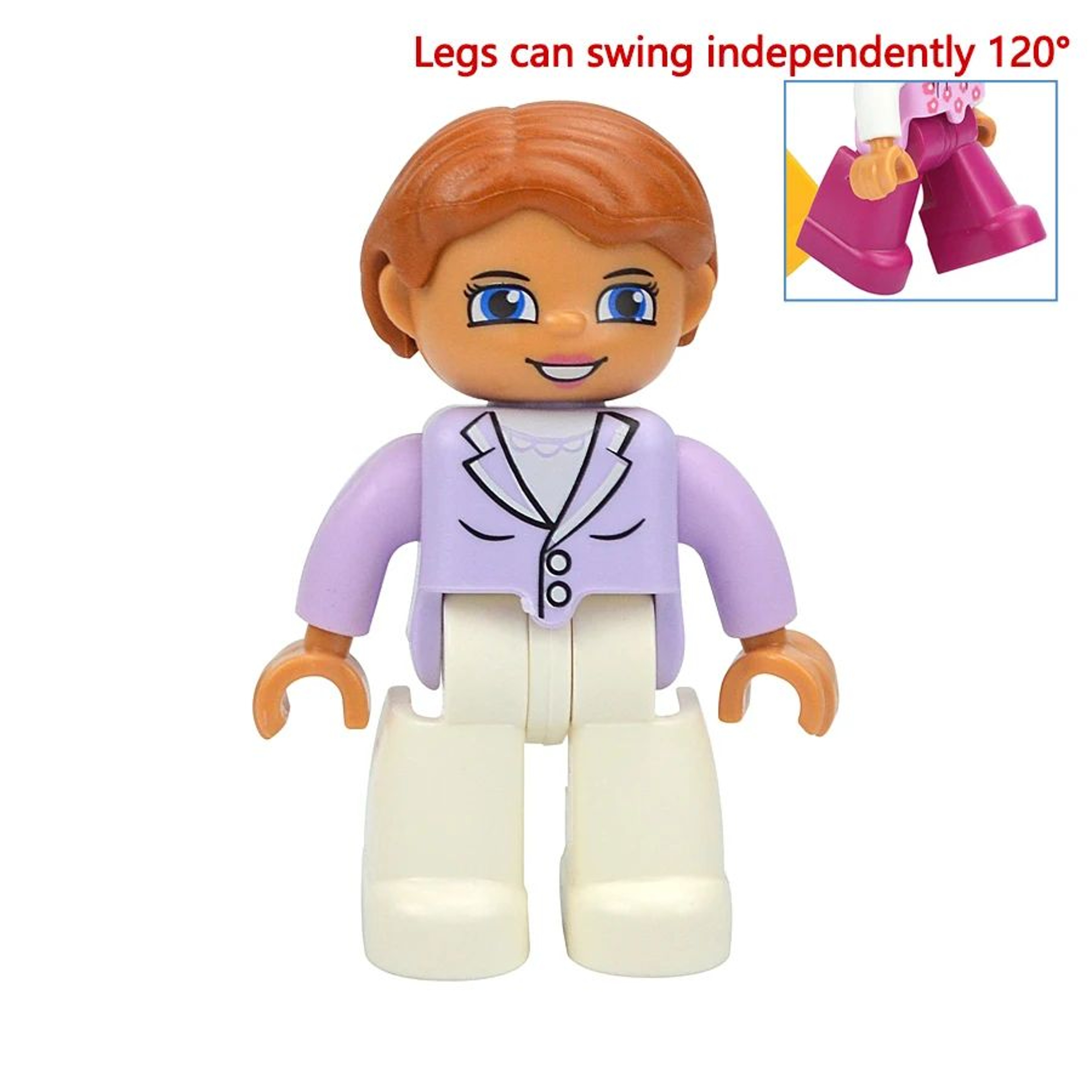Premium Family Block Figures  Compatible Brick Toy Set  Large Building Block Figures For Kids Inclu 2