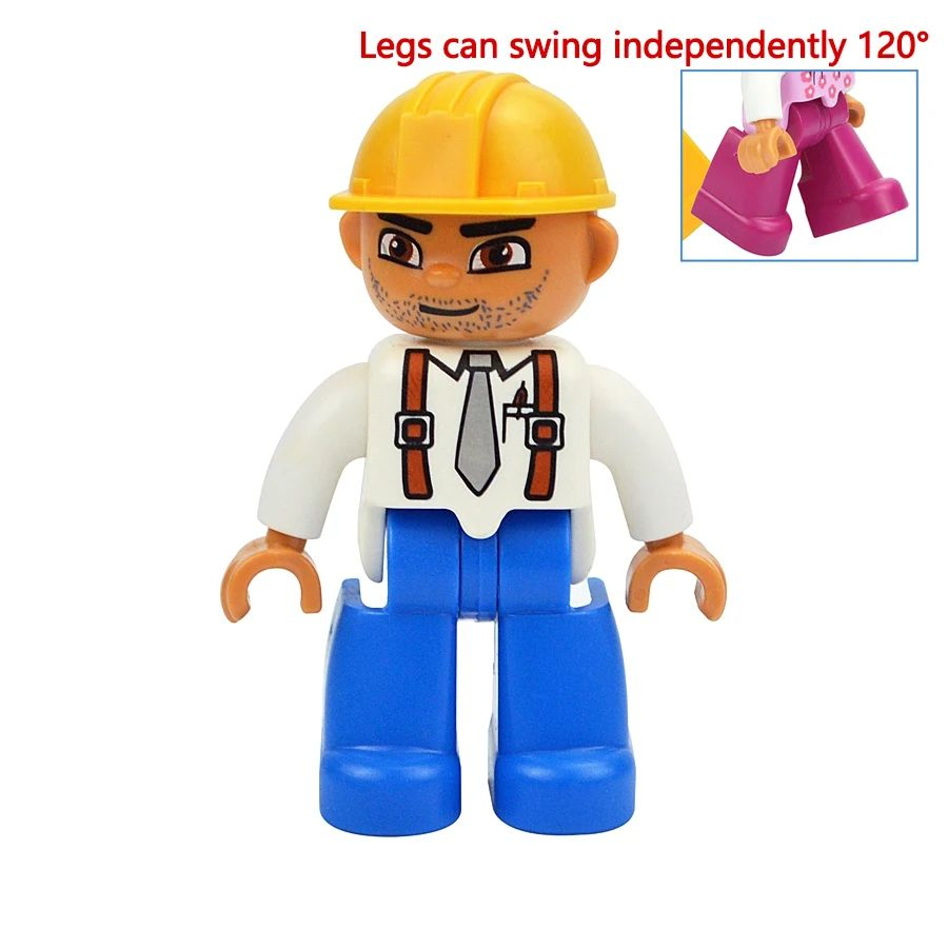 Premium Family Block Figures  Compatible Brick Toy Set  Large Building Block Figures For Kids Inclu 7