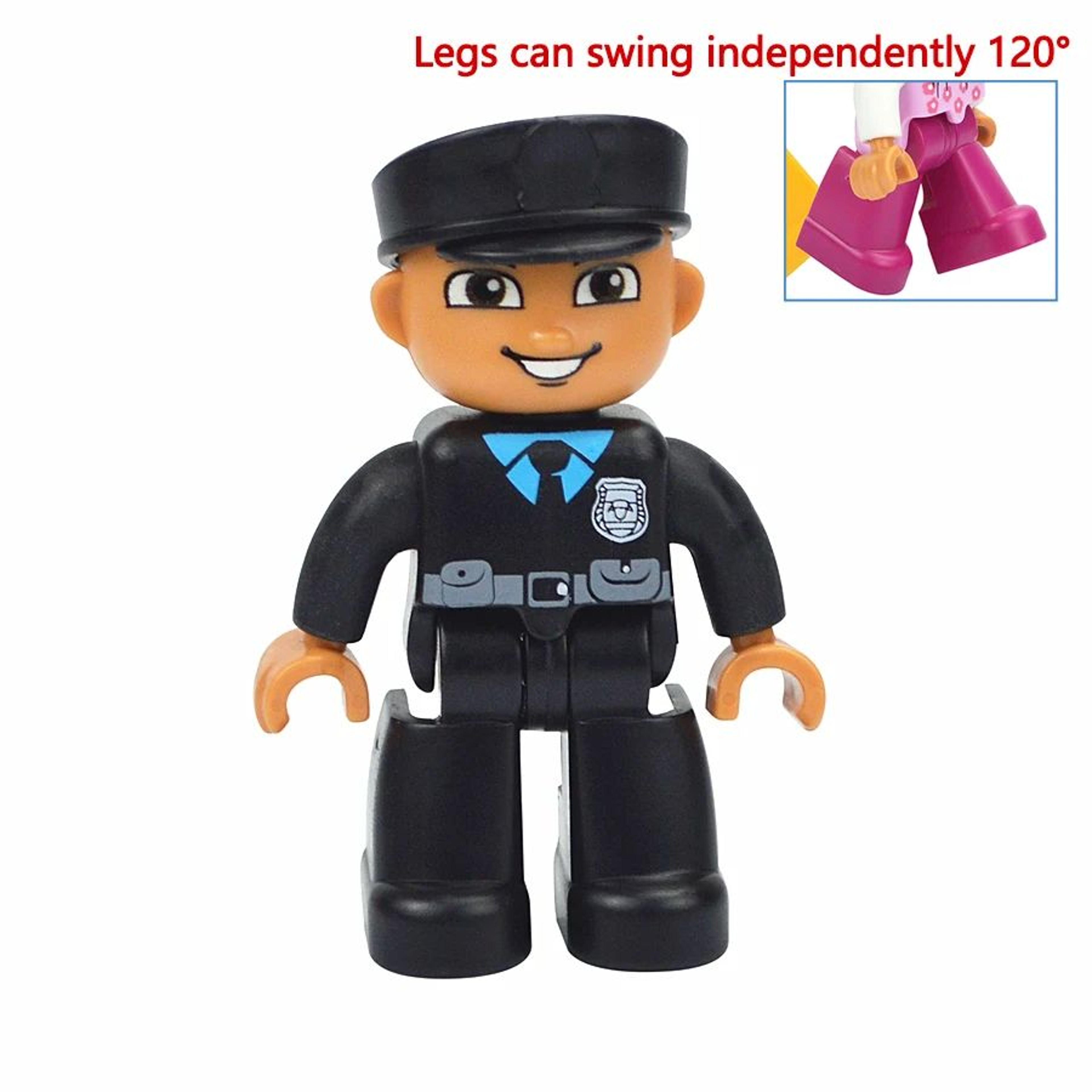 Premium Family Block Figures  Compatible Brick Toy Set  Large Building Block Figures For Kids Inclu 8