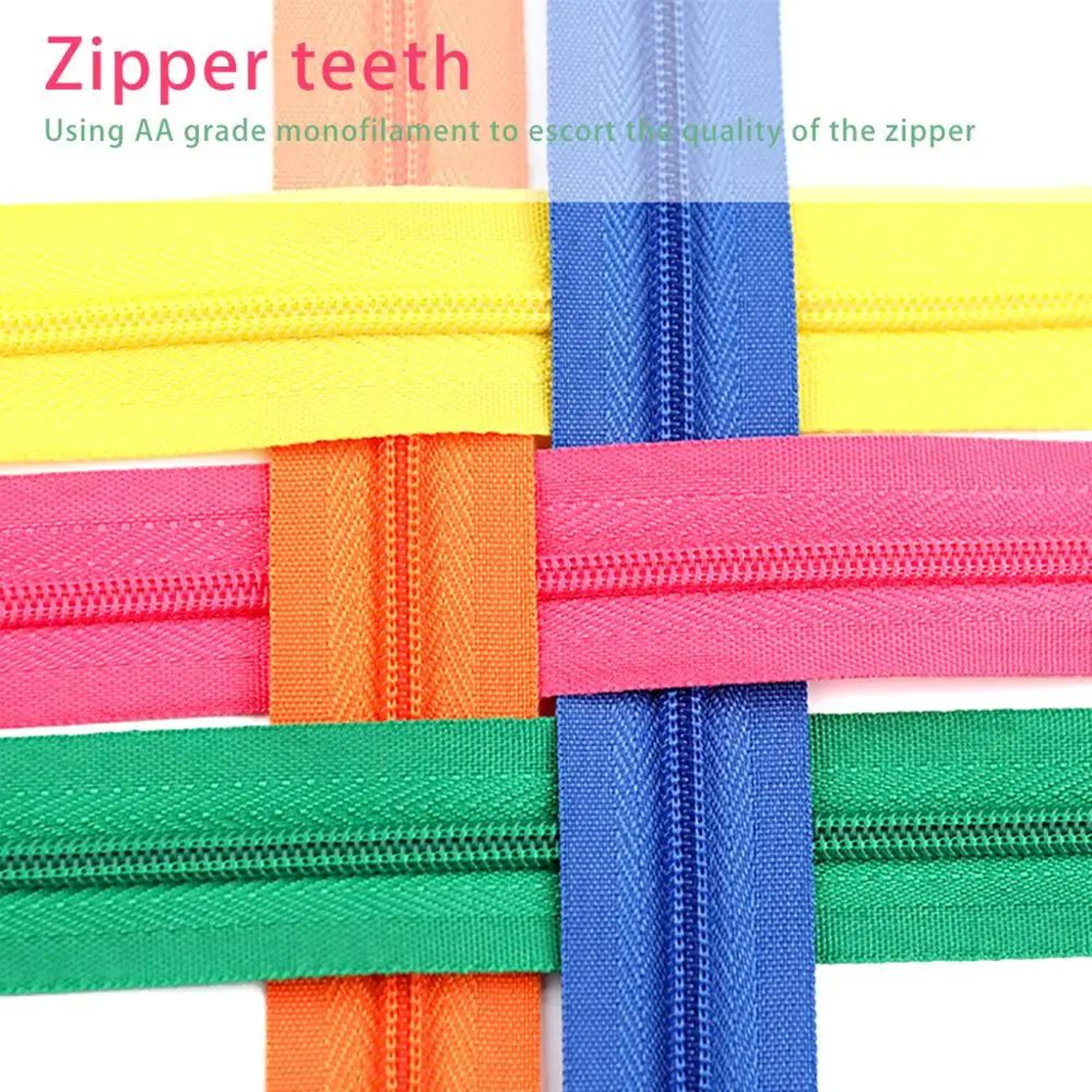 Invisible Nylon Coil Zippers Set For Sewing And DIY Projects 10Pack 3