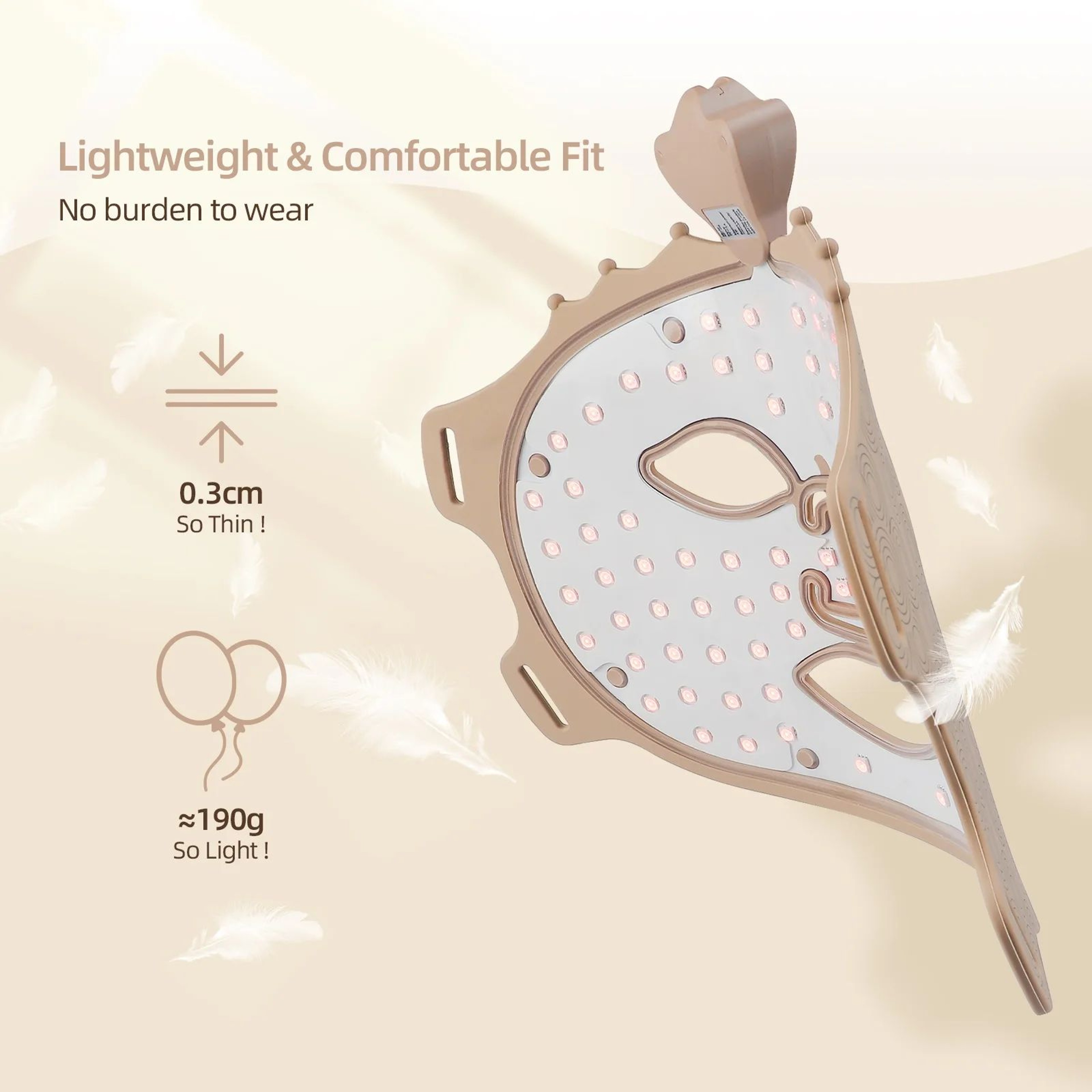 Advanced 7Color LED Face Mask For Red Light Therapy Mask  Acne Treatment  Silicone AntiAging Skin R 3