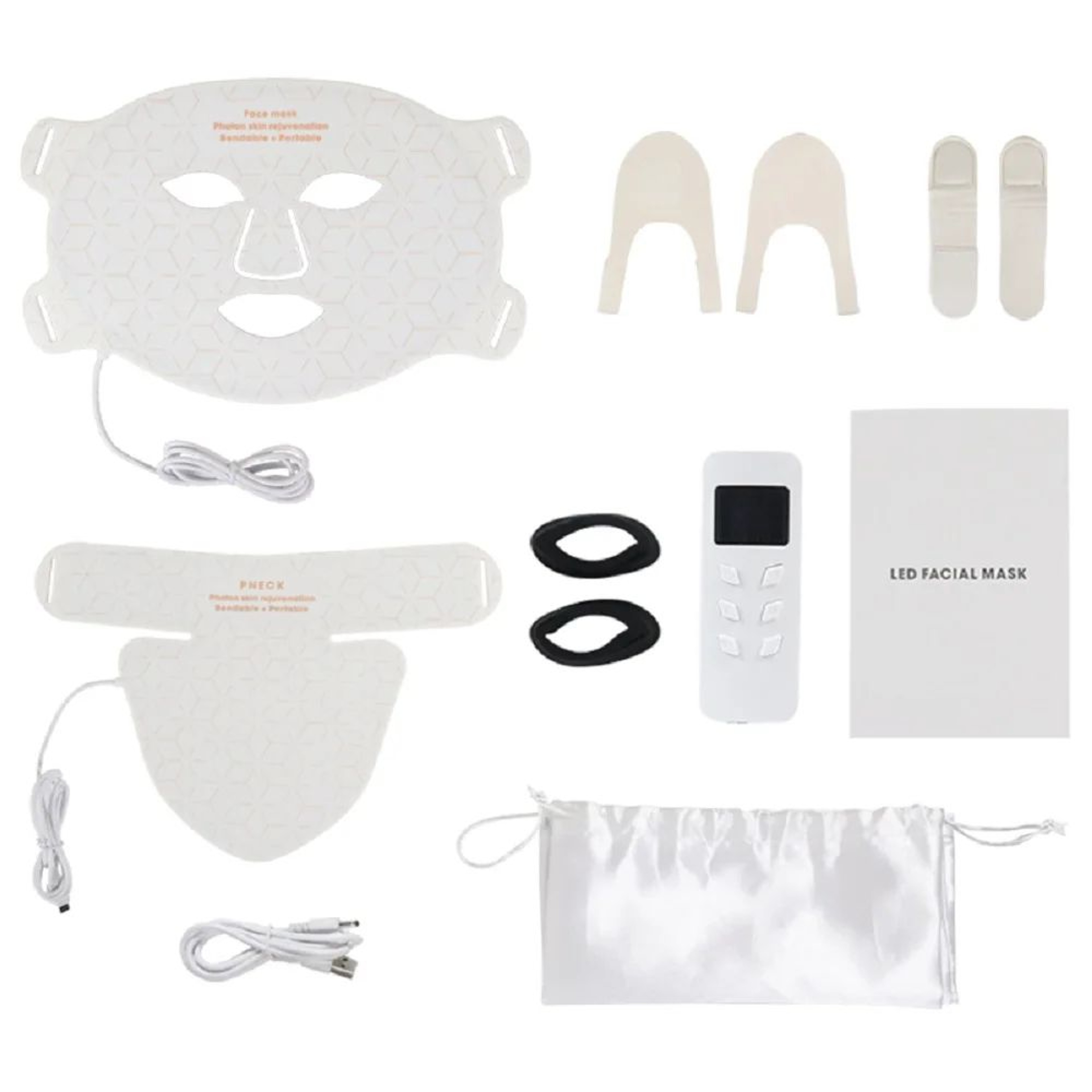 Advanced LED Phototherapy Facial  Neck Rejuvenation Mask  240LED Infrared Skin Renewal Technology 9