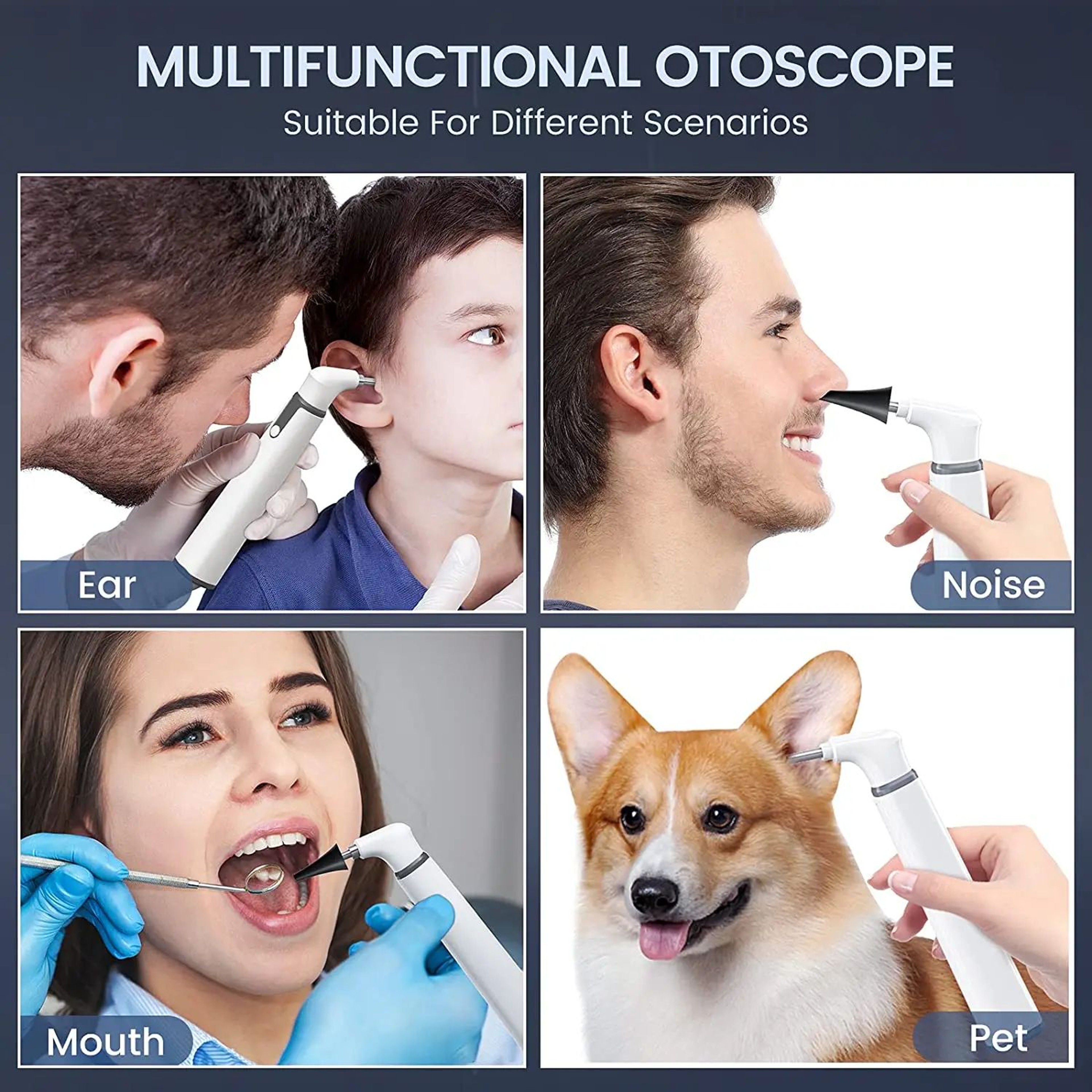 Premium Wireless Ear Inspection Camera Otoscope With WiFi Ear Scope  DualView 720P HD For Safe Home 3