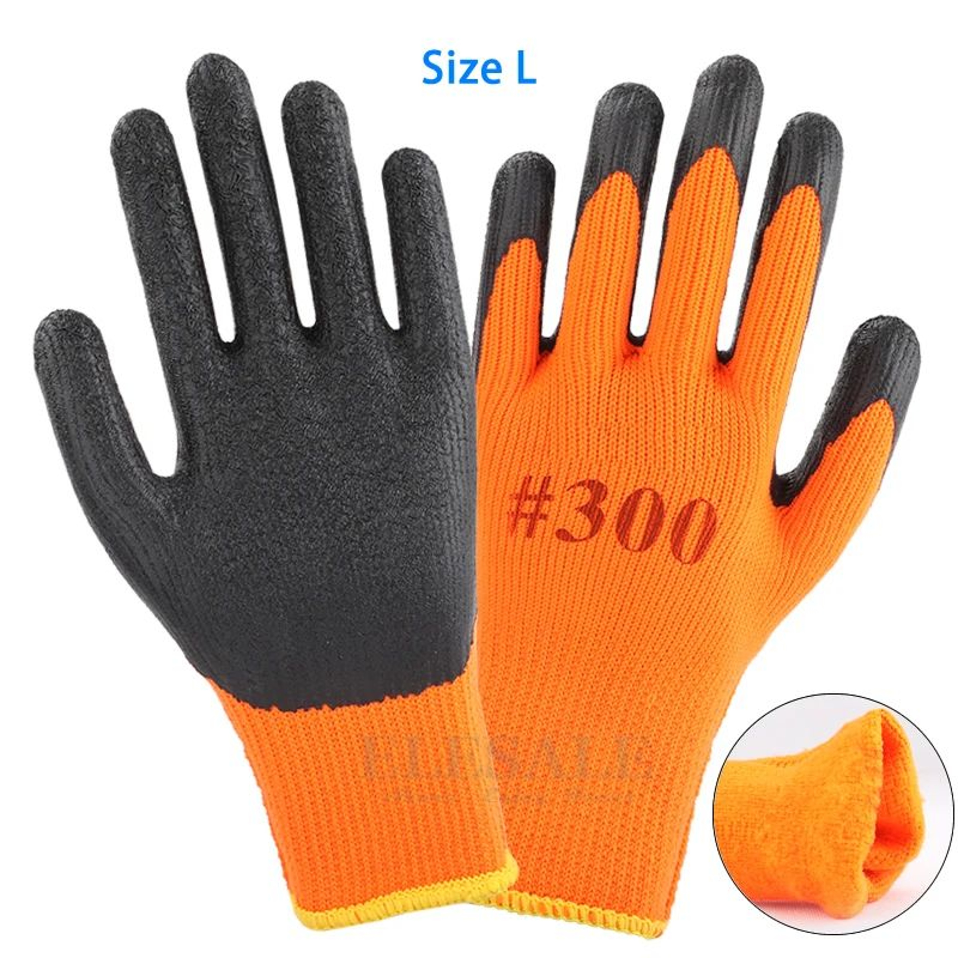 AllDay GripPro Waterproof Thermal Work  Garden Gloves  HeavyDuty Winter Protection 8