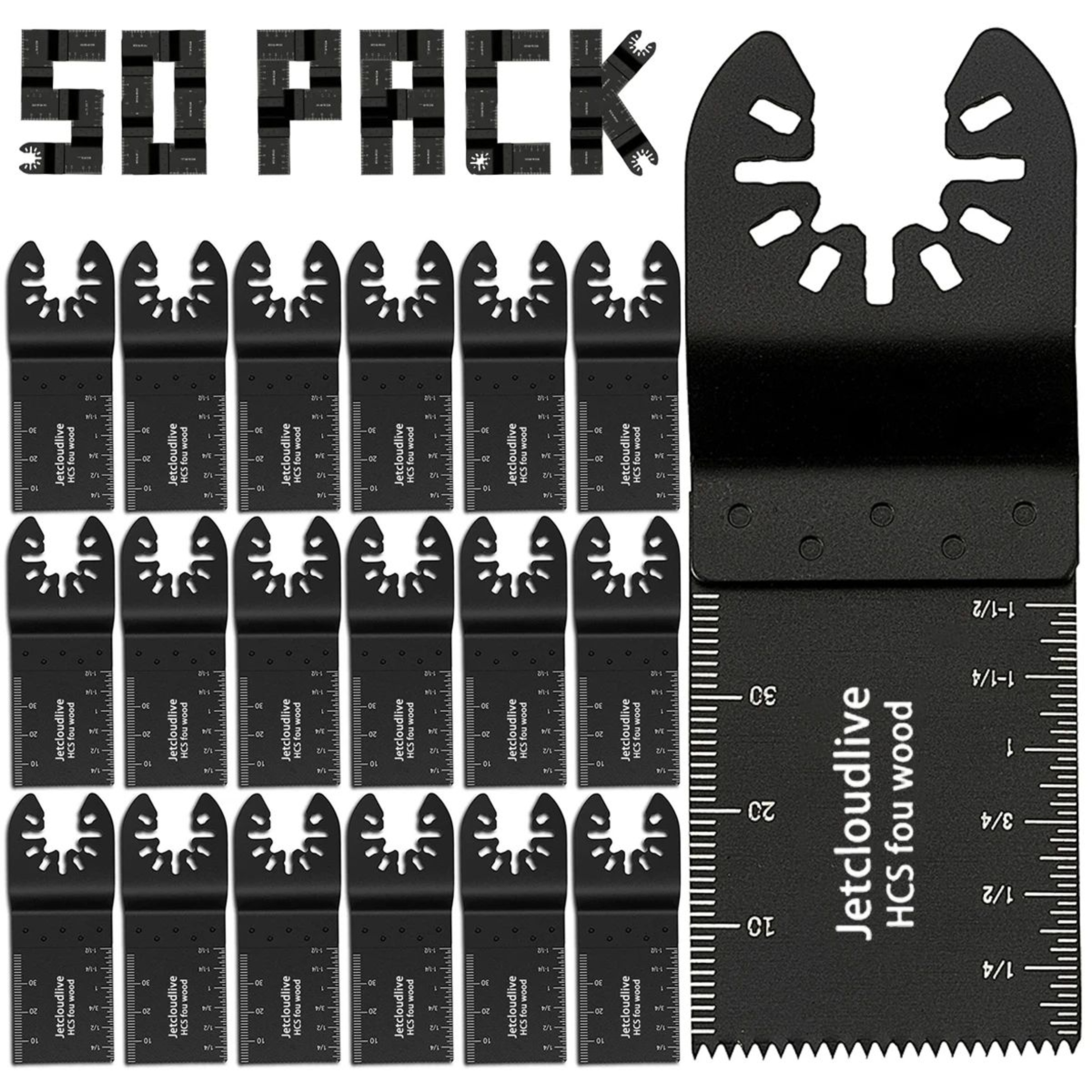 Universal Oscillating Saw Blades MultiMaterial QuickRelease Multi Tool Blade Set 8