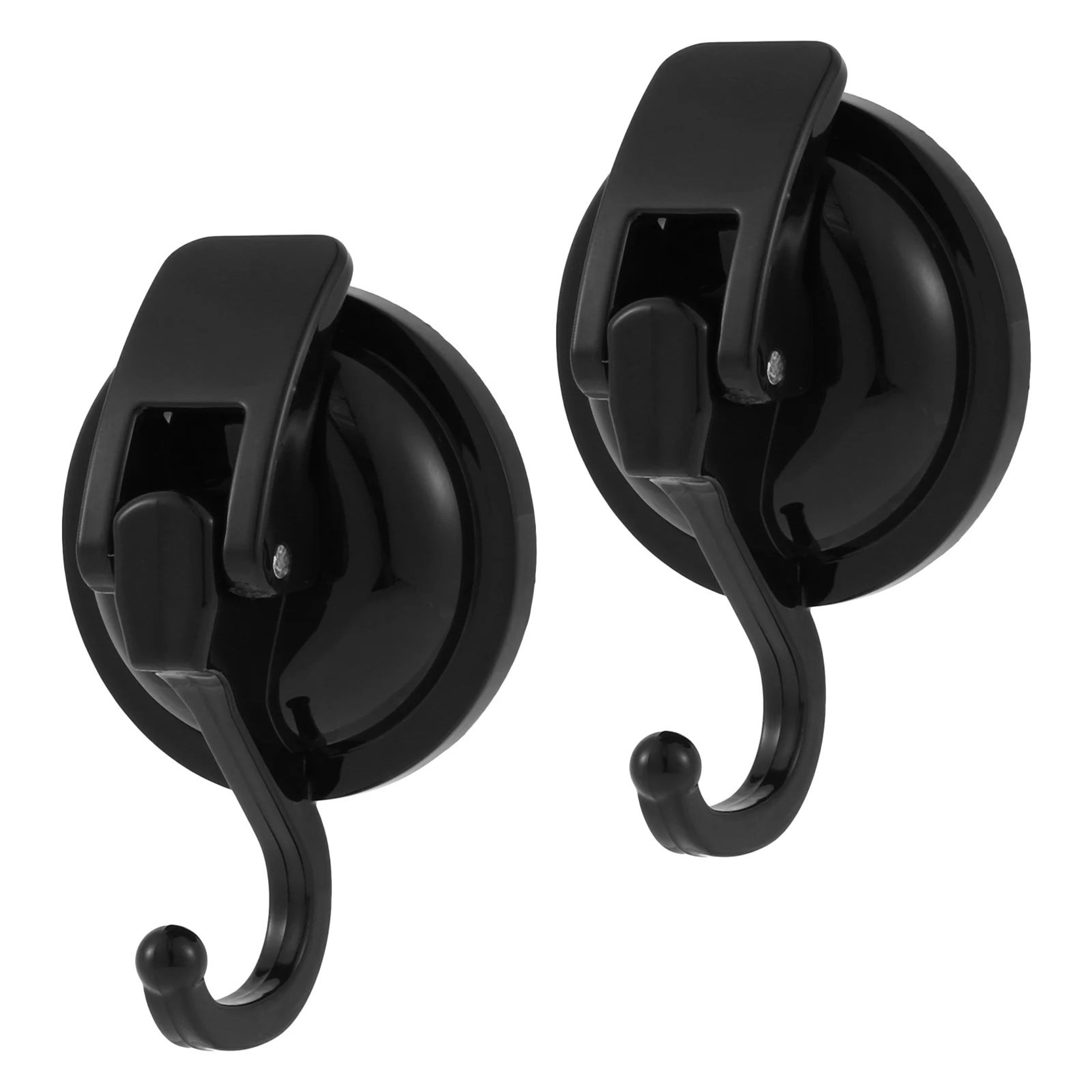 HeavyDuty Suction Cup Hooks 2Pack NoDrill Shower  Kitchen Vacuum Hooks 9