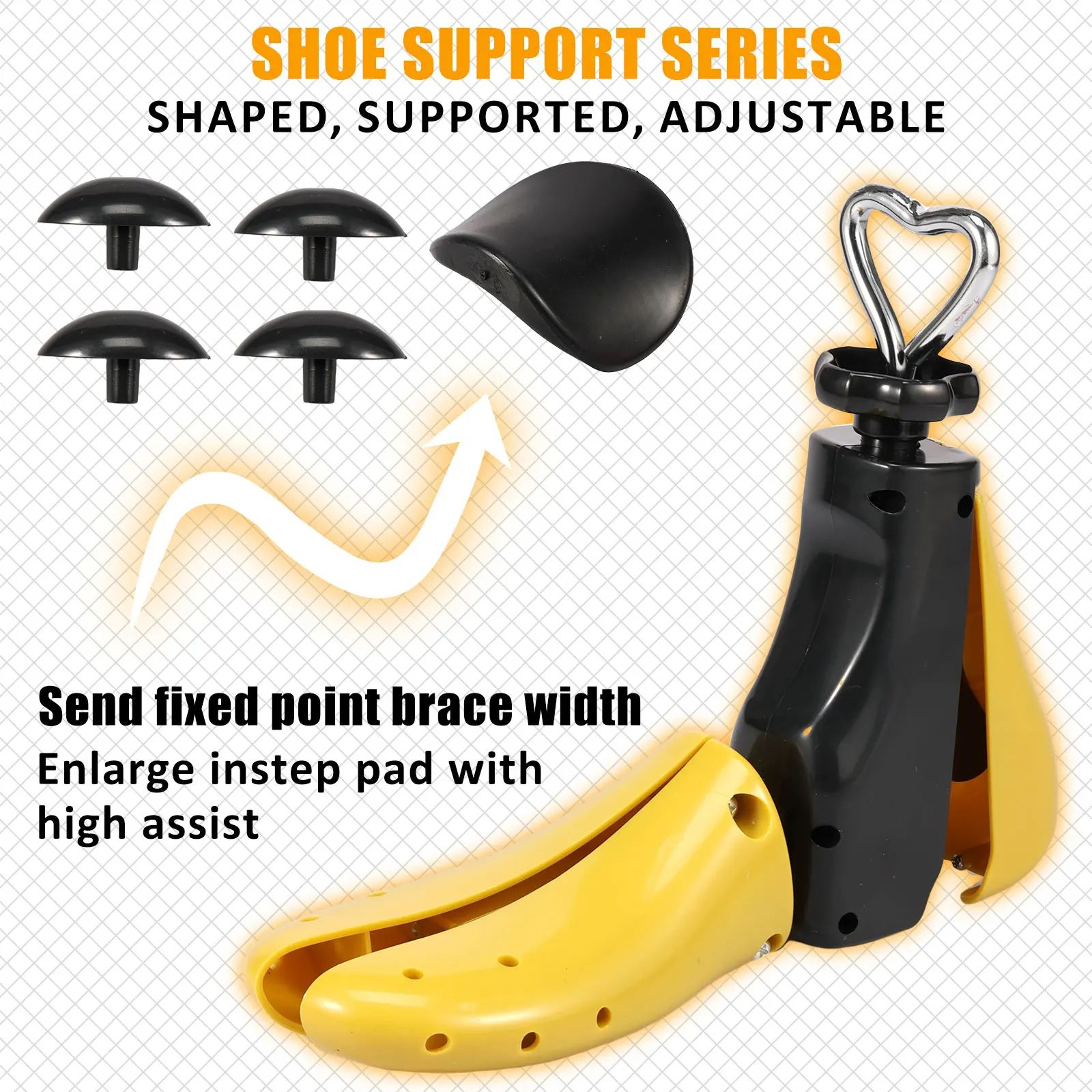 Adjustable Shoe Stretcher Shoe Tree Expander For Men  Women  Portable AntiDeformation Boot Shaper 2