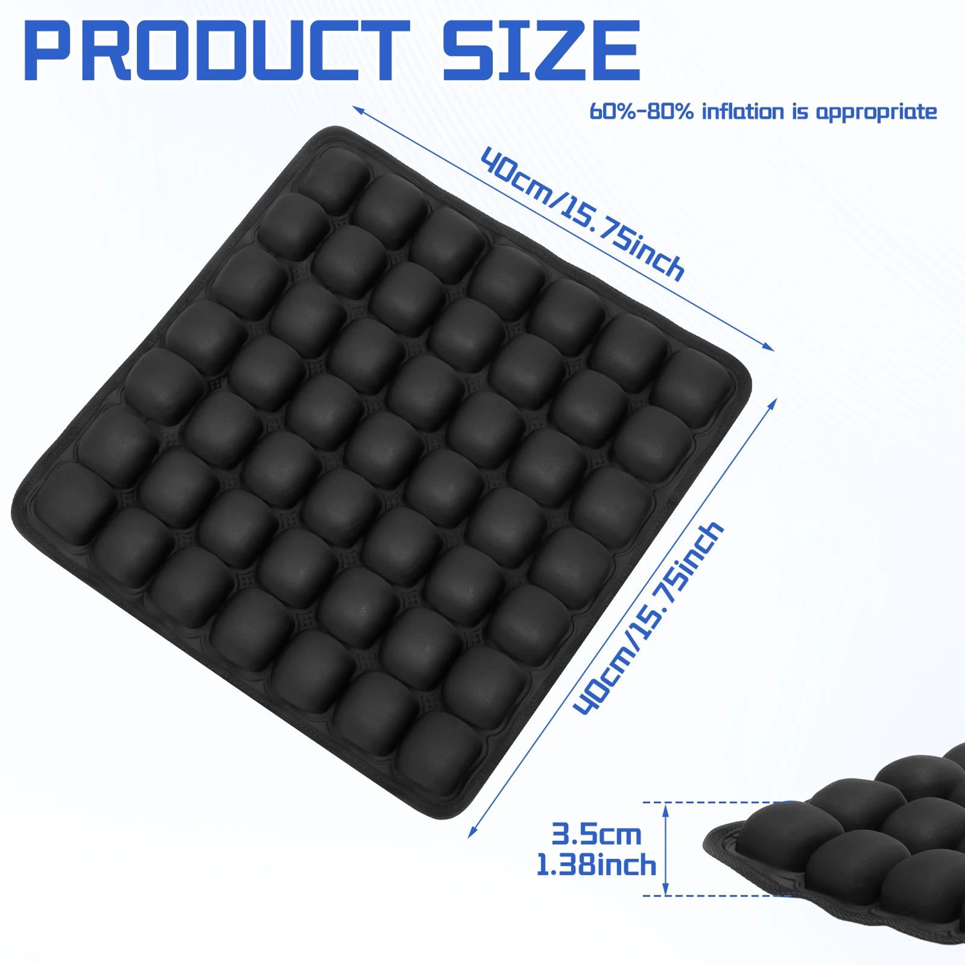 3D Air Cell Pressure Relief Seat Cushion For Car Office  Home 5