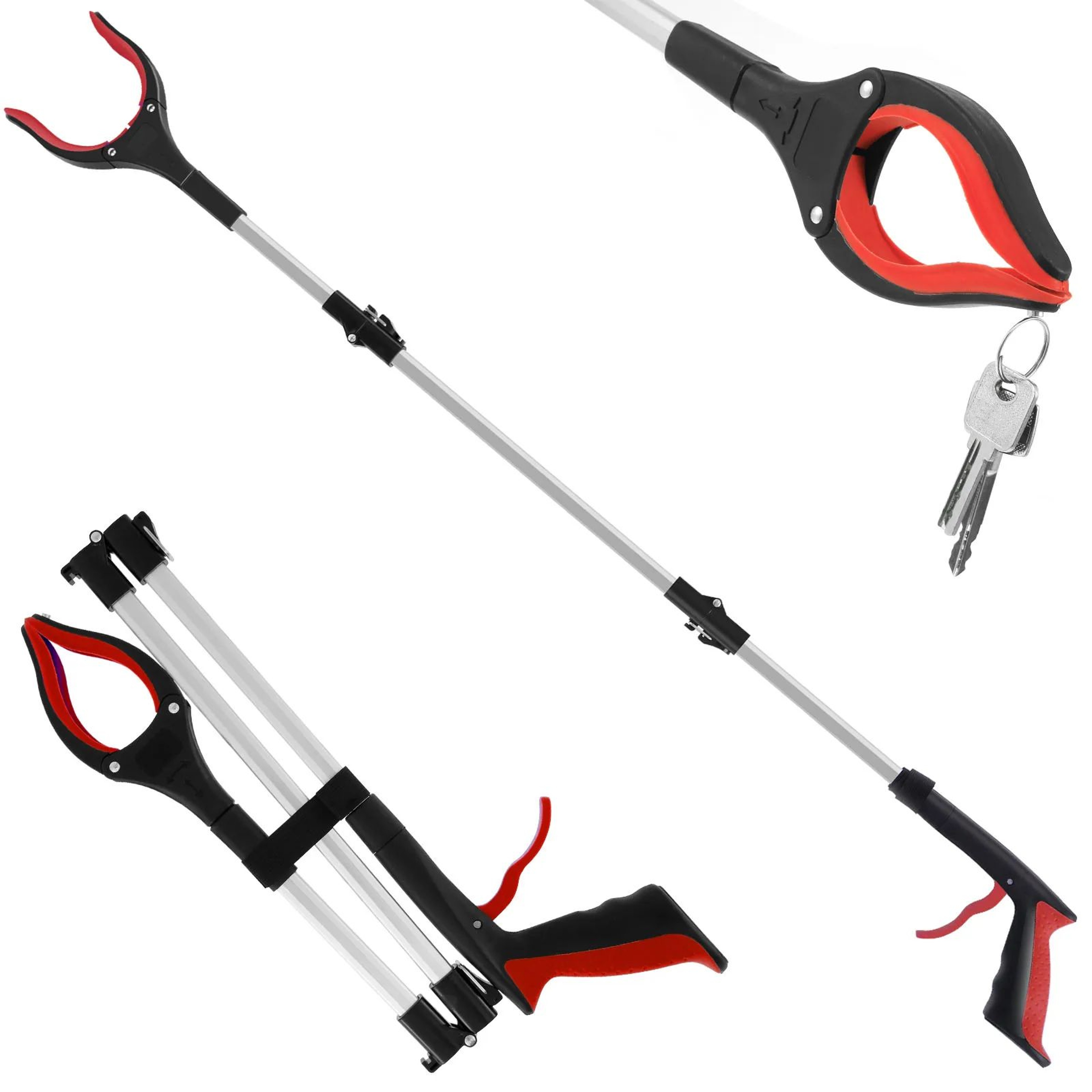 UltraGrip Foldable Grabber Reacher  360 Rotating Litter Picker Tool 8