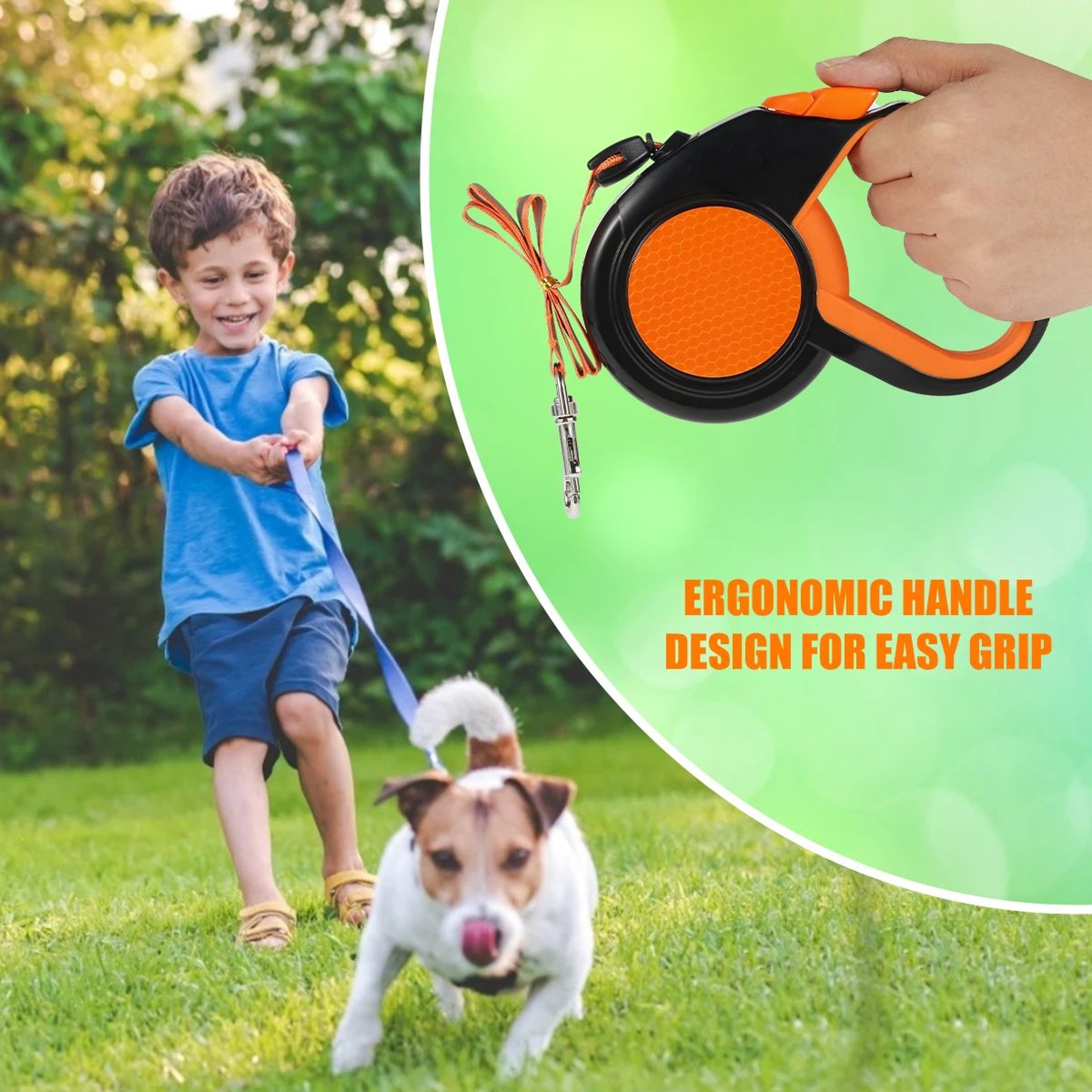 FreedomGlide Retractable Dog Leash Up To 8m Up To 50kg For Small  Large Dogs 3