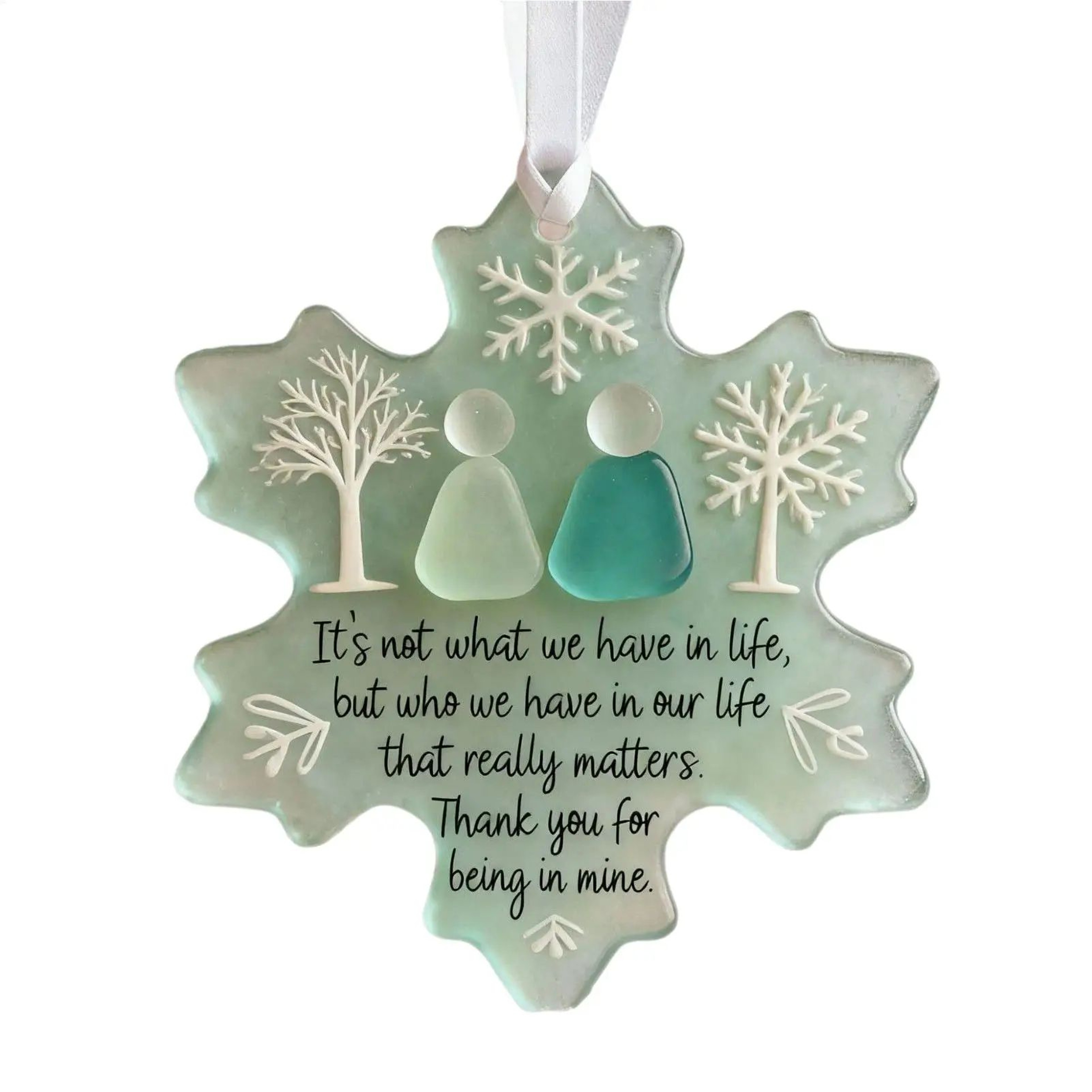 Elegant Clear Acrylic Snowflake Ornaments  Premium Holiday Decor  Friendship Gift 1