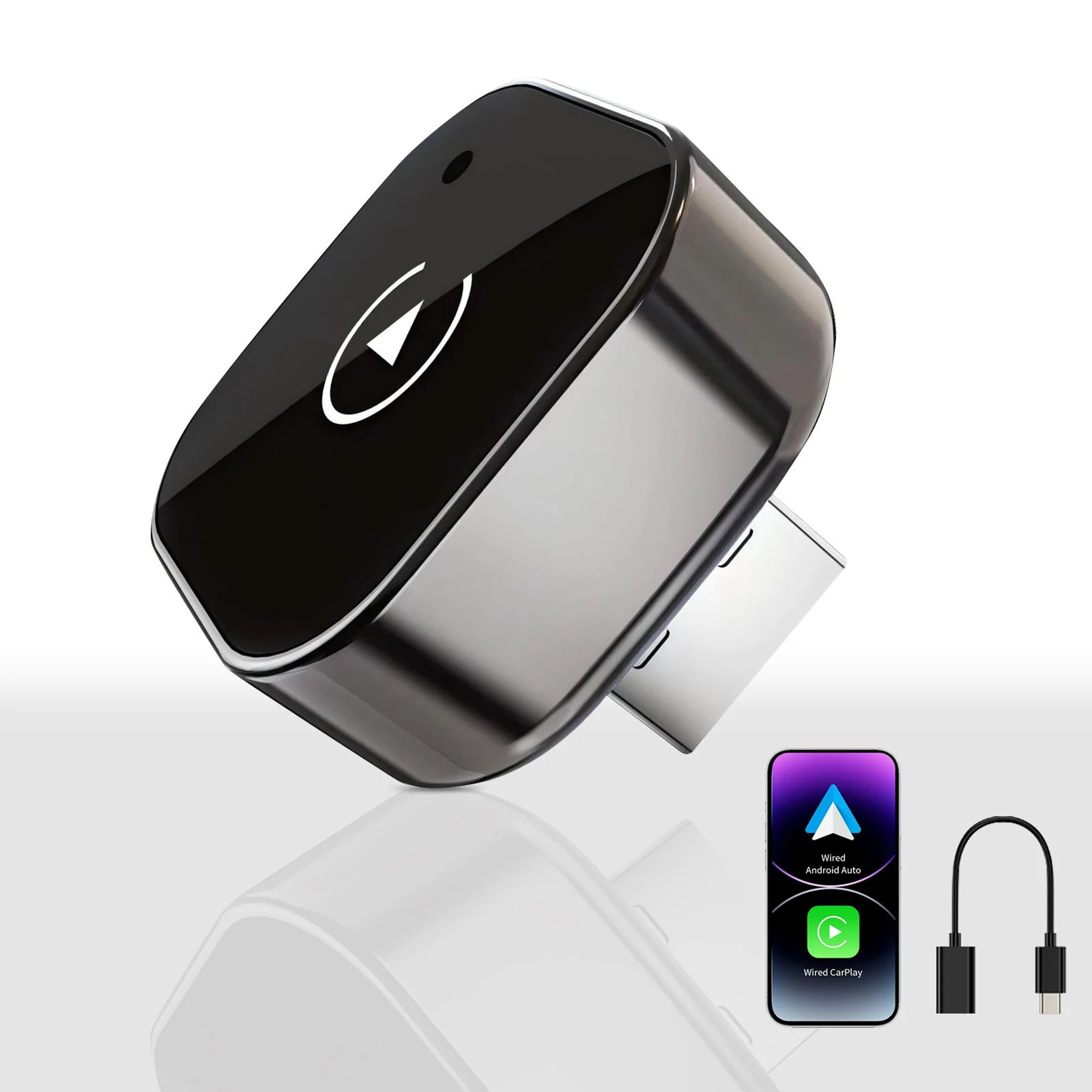 2026 Pionray 2in1 Wireless CarPlay  Android Auto Adapter 6