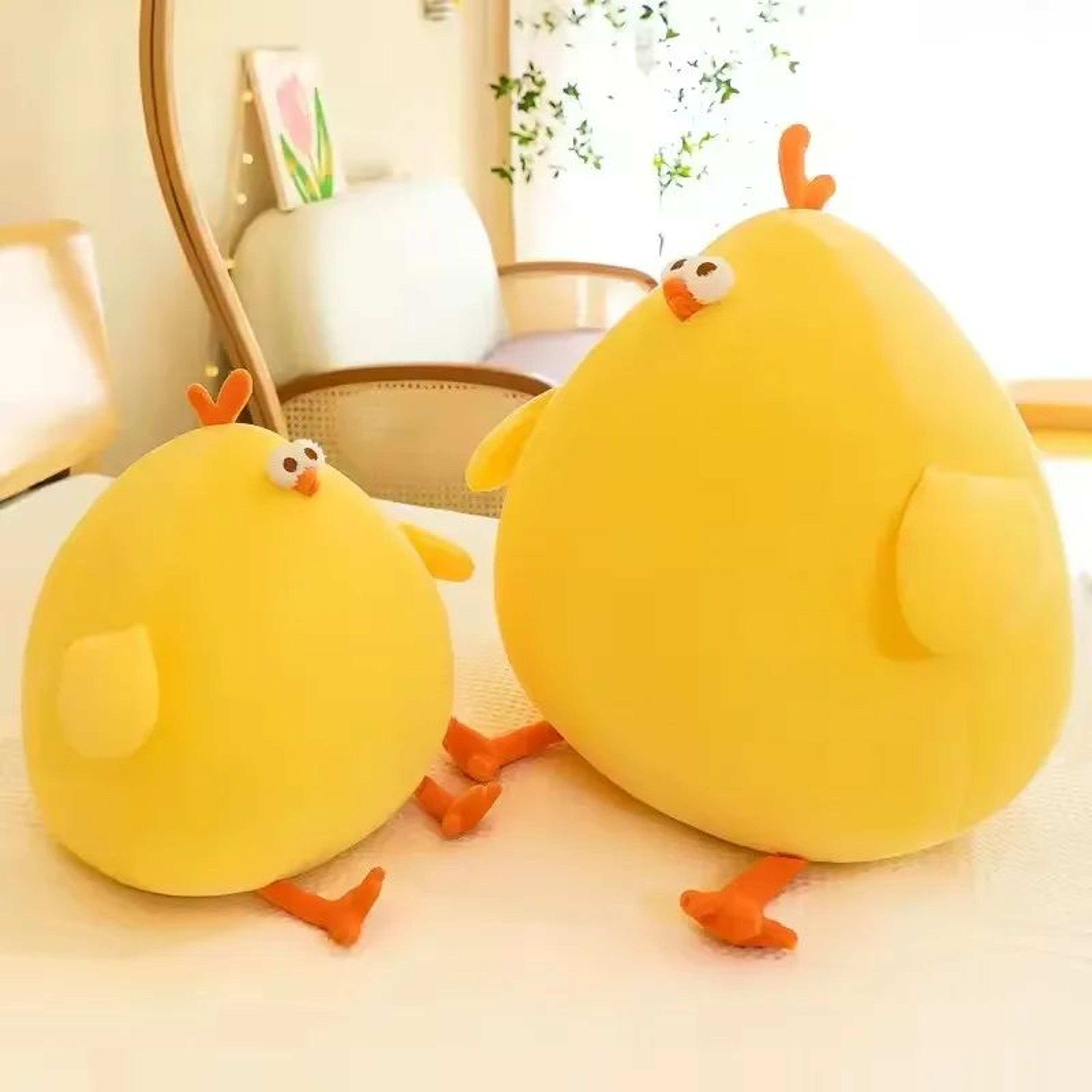 Funny Fat Chicken Plush Pillow Neck Cushion  Soft Stuffed Animal Comfort Buddy 2