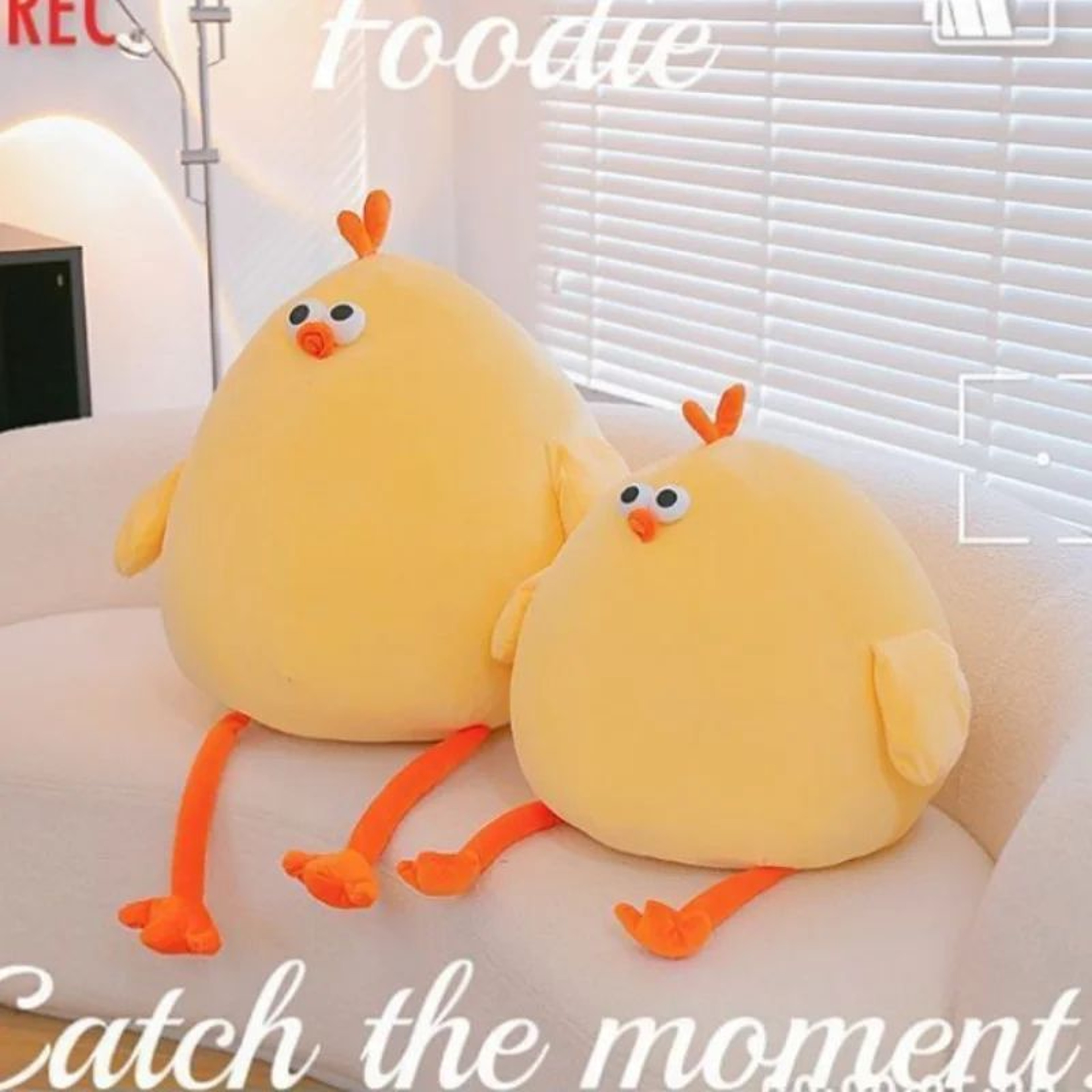 Funny Fat Chicken Plush Pillow Neck Cushion  Soft Stuffed Animal Comfort Buddy 3