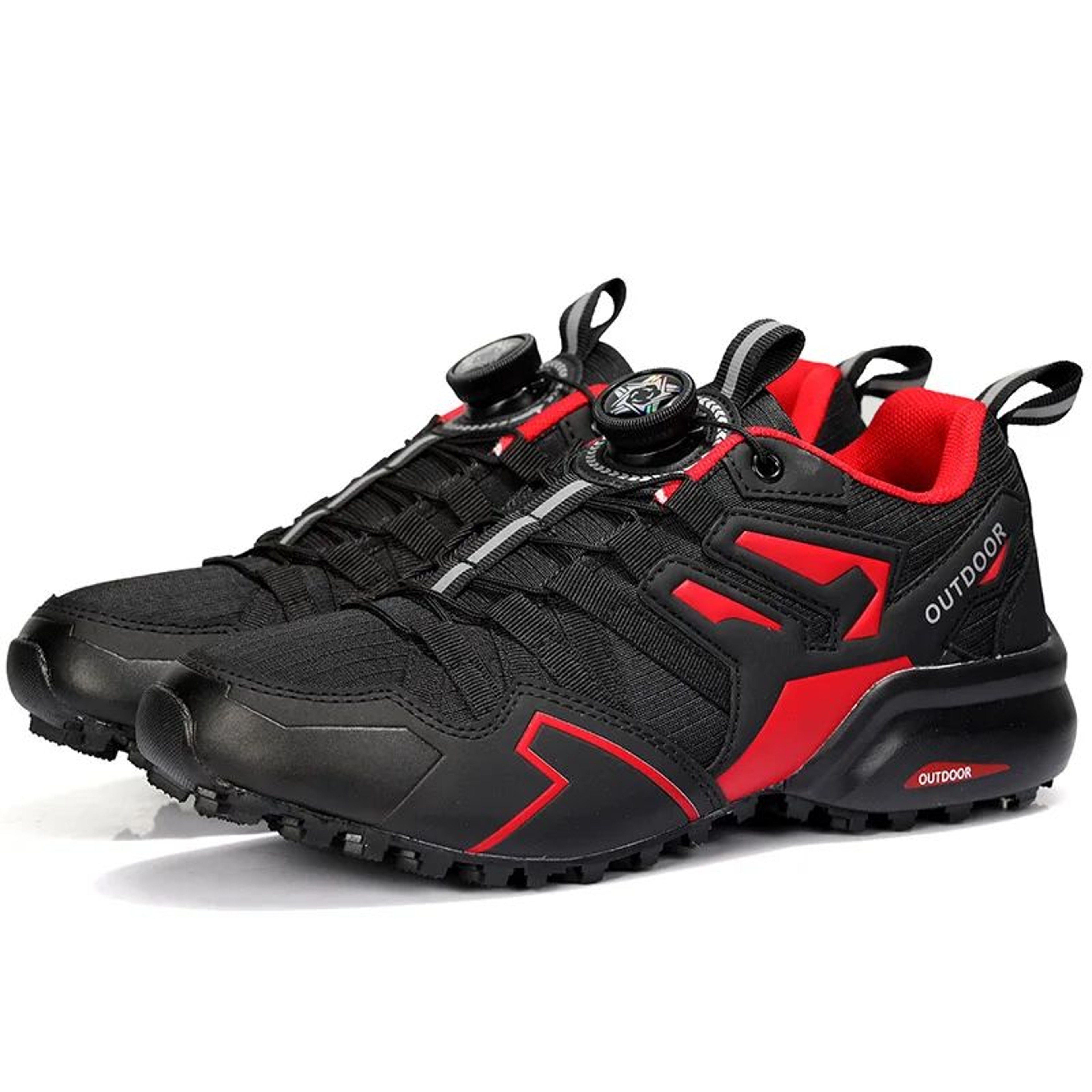 Mens AllTerrain Hiking  Cycling Sneakers  Breathable Trekking Shoes For Outdoor Adventures 8