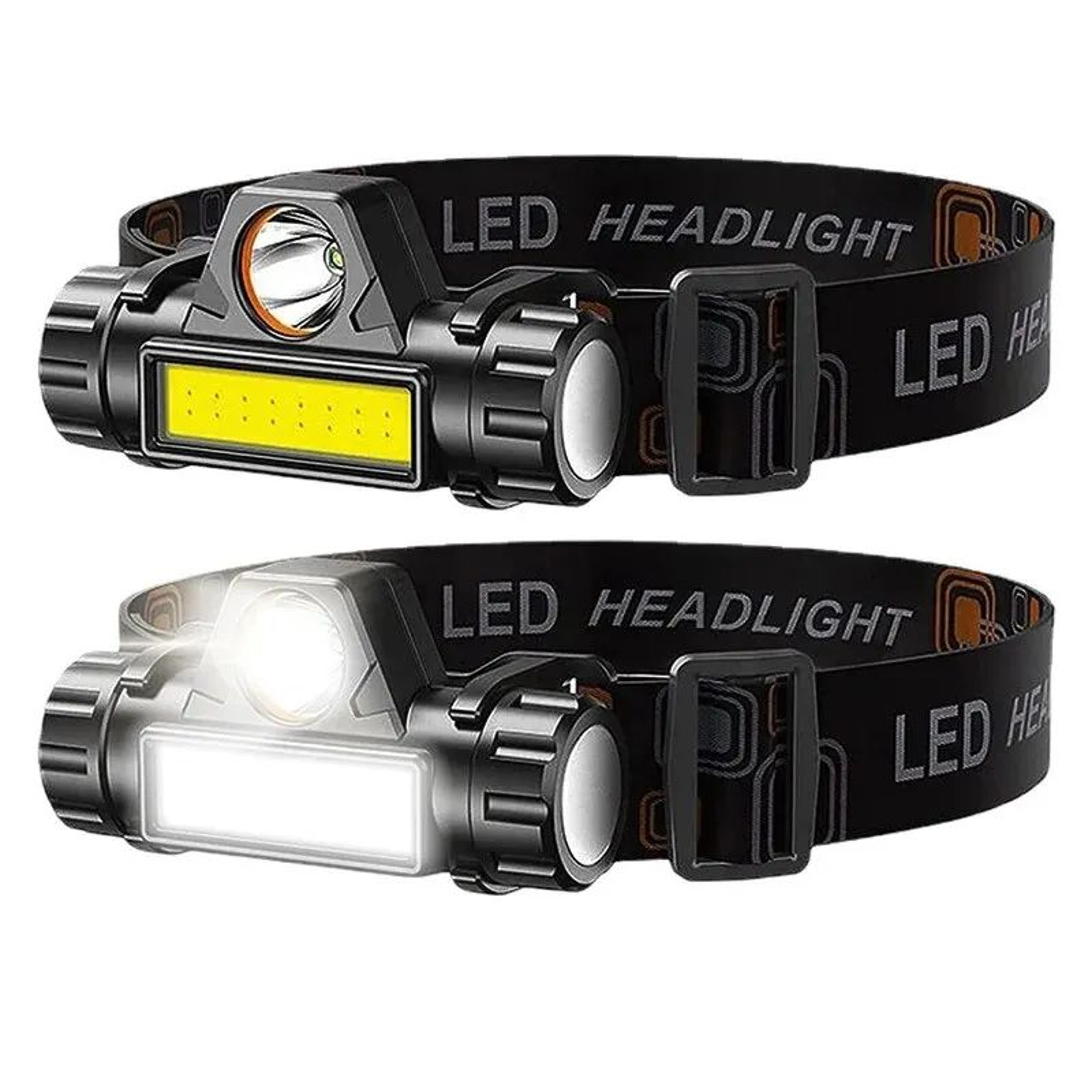 Rechargeable COB LED Headlamp With Magnetic Base  Waterproof Super Bright USB Headlight For Outdoor 0