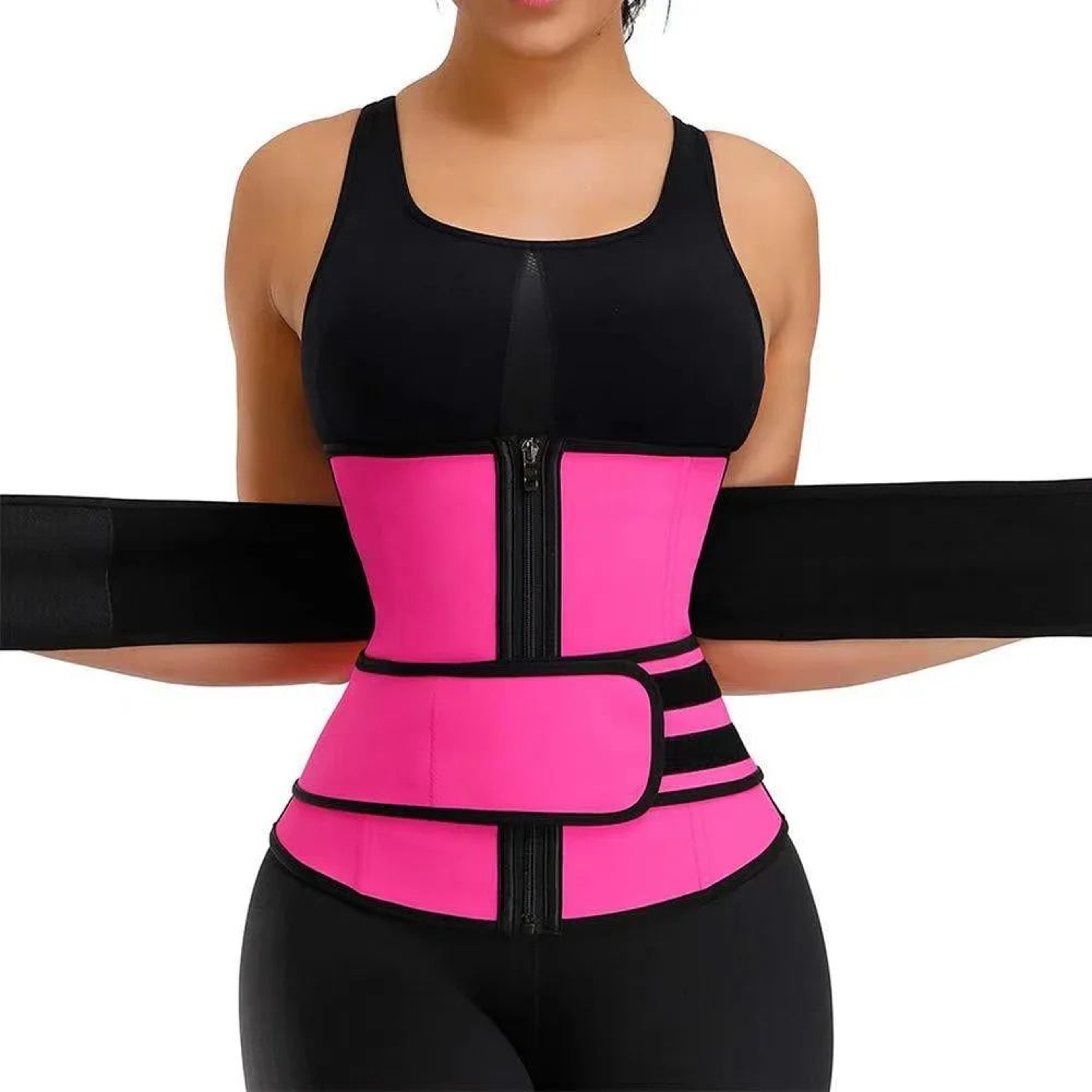Waist Trainer Sweat Belt Waist Cincher For Workout Tummy Control 6