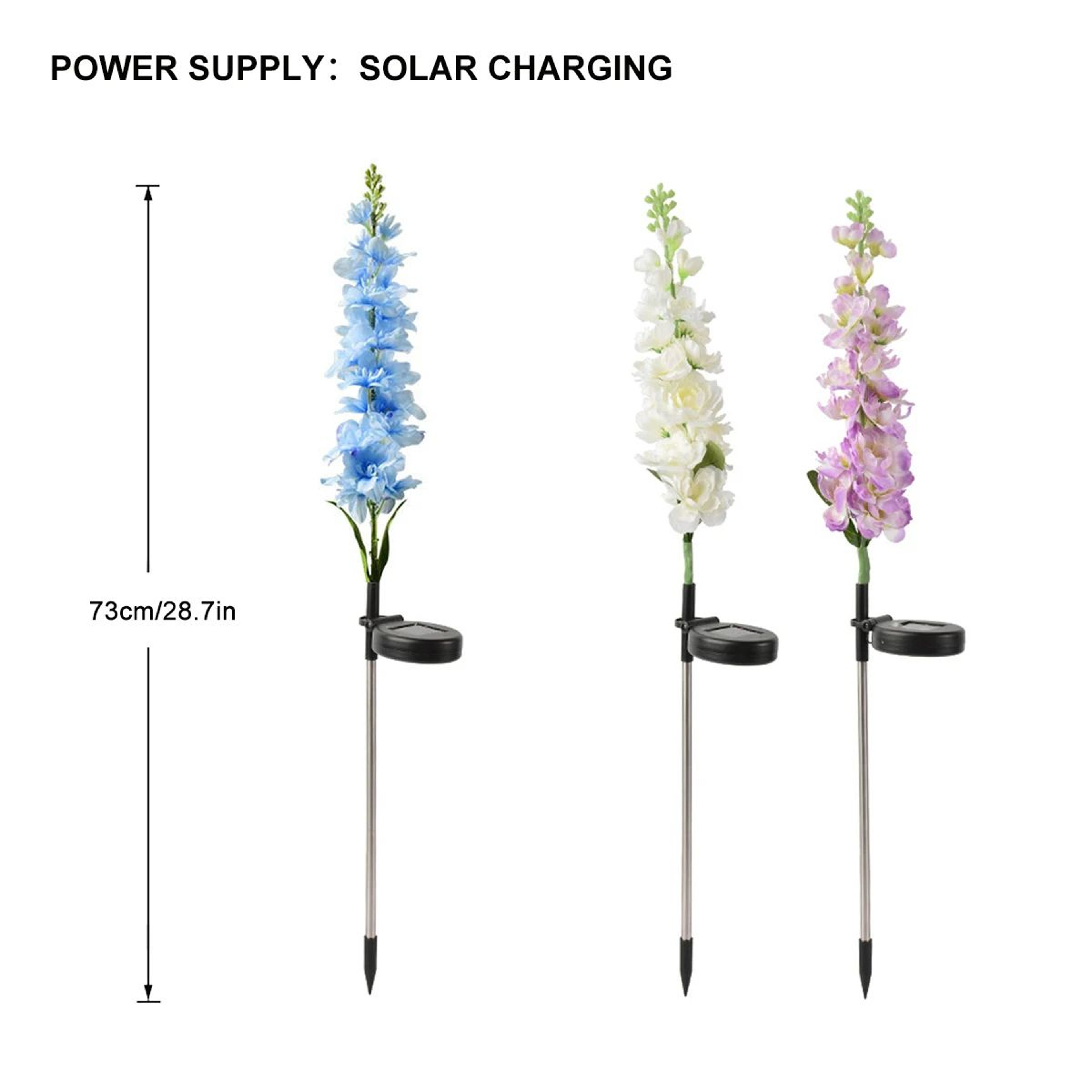 Solar Bloom Waterproof Solar Flower Lights For Garden  Patio 2