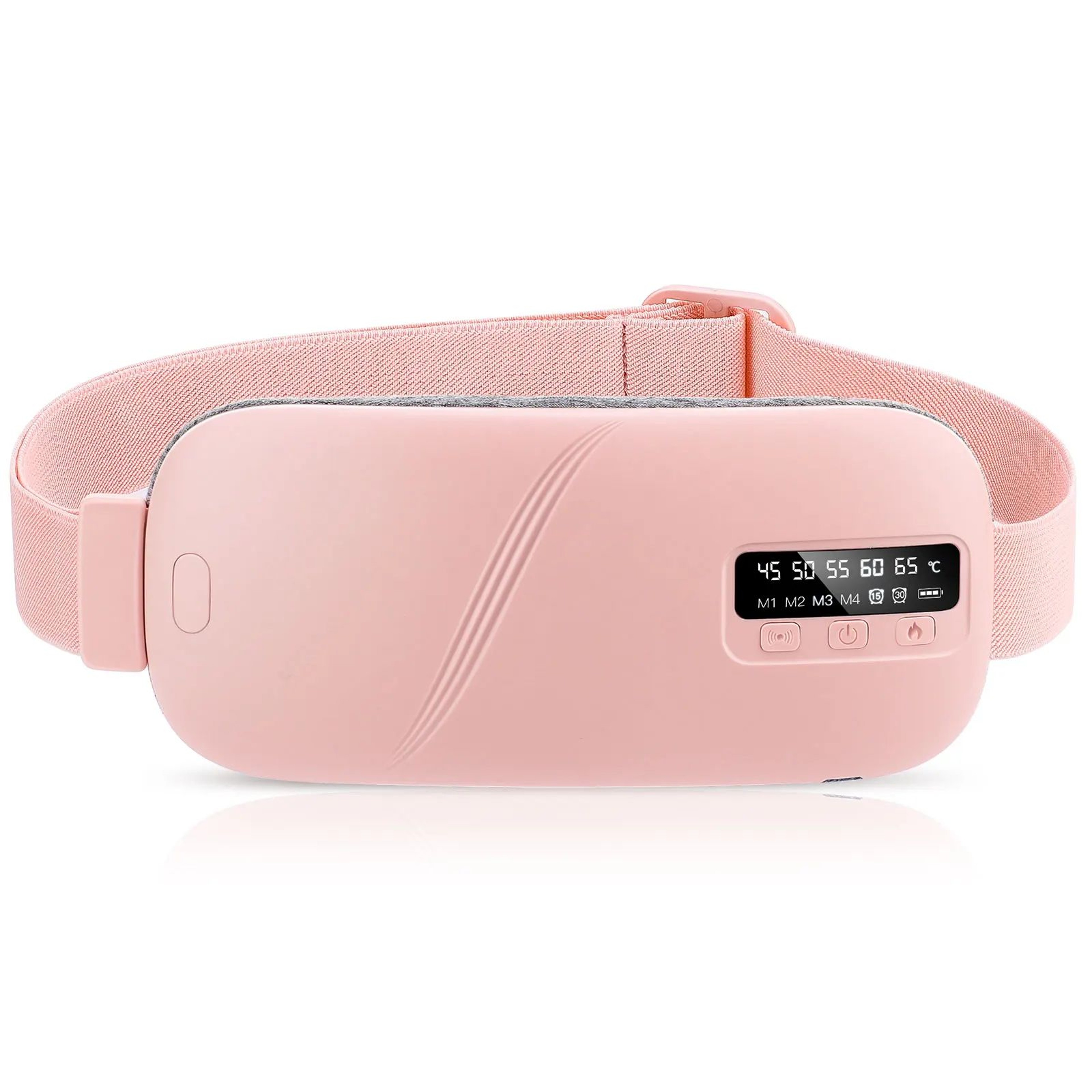 SmartHeat Pro Waist Massager Belt  Rechargeable Menstrual Heating Pad With 5 Modes  Vibration Relie 0