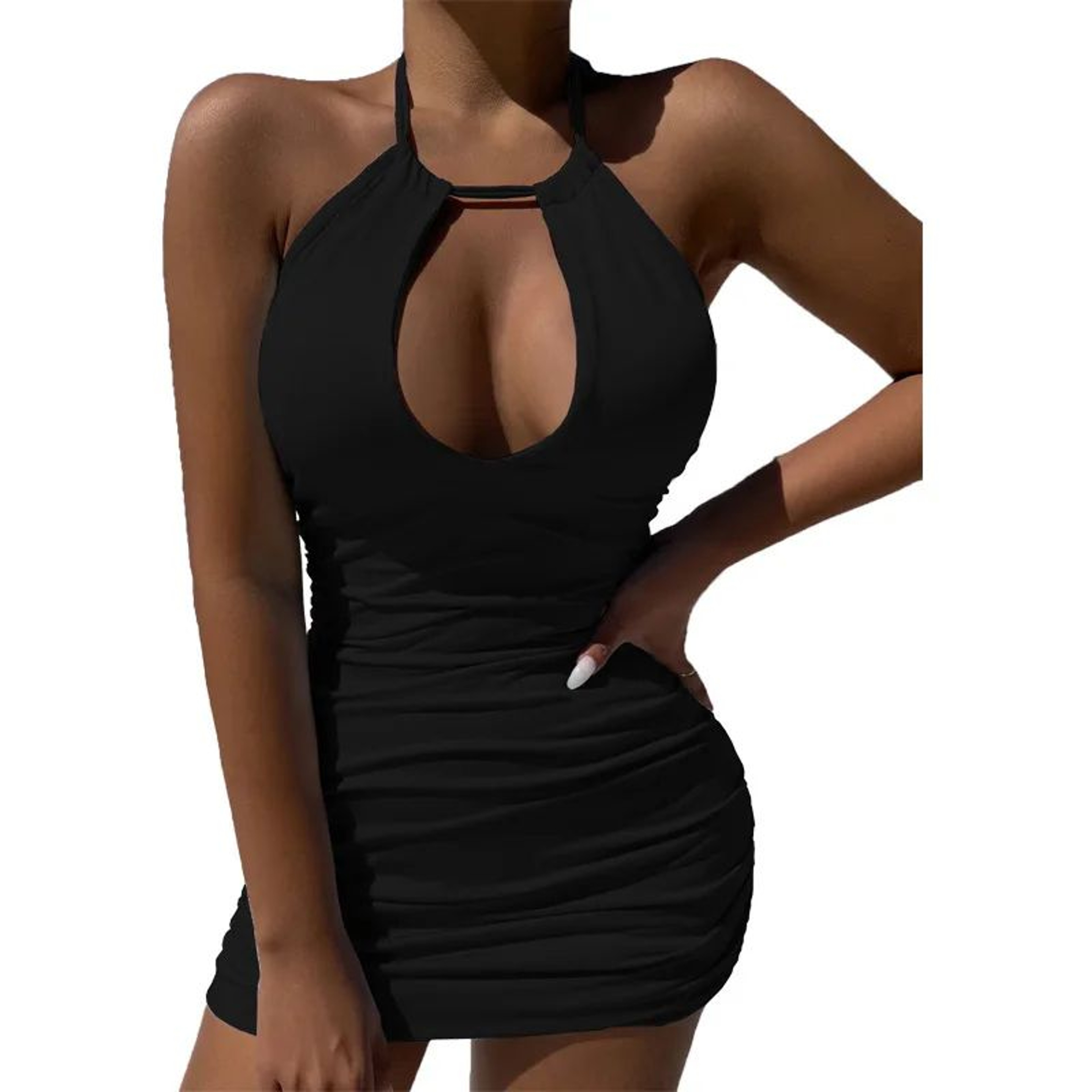Summer Breeze Halter Dress For Women  Flattering Halter Dress For Vacation Days  Nights Out 3