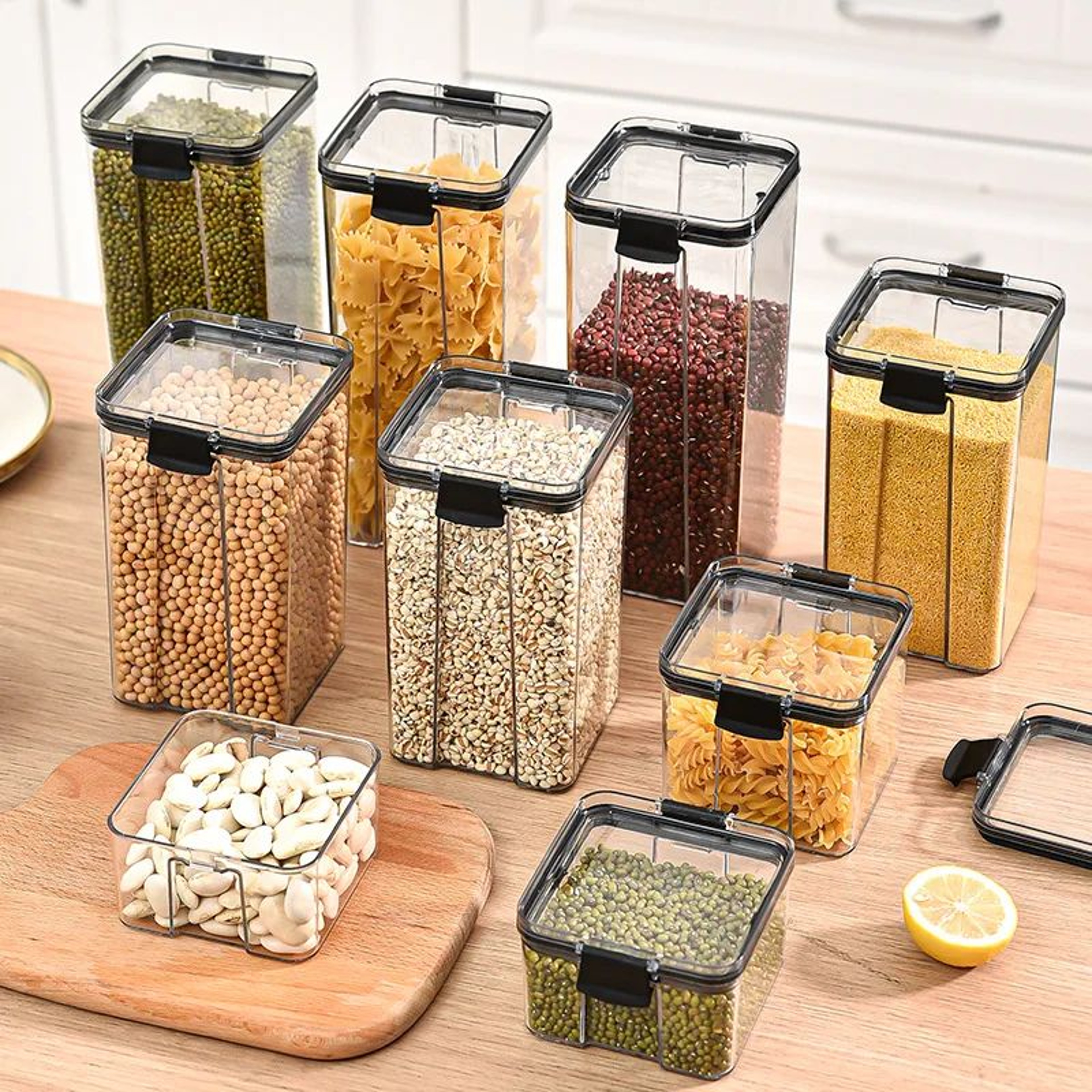 FreshSeal Large Capacity Airtight Food Storage Containers Set 4