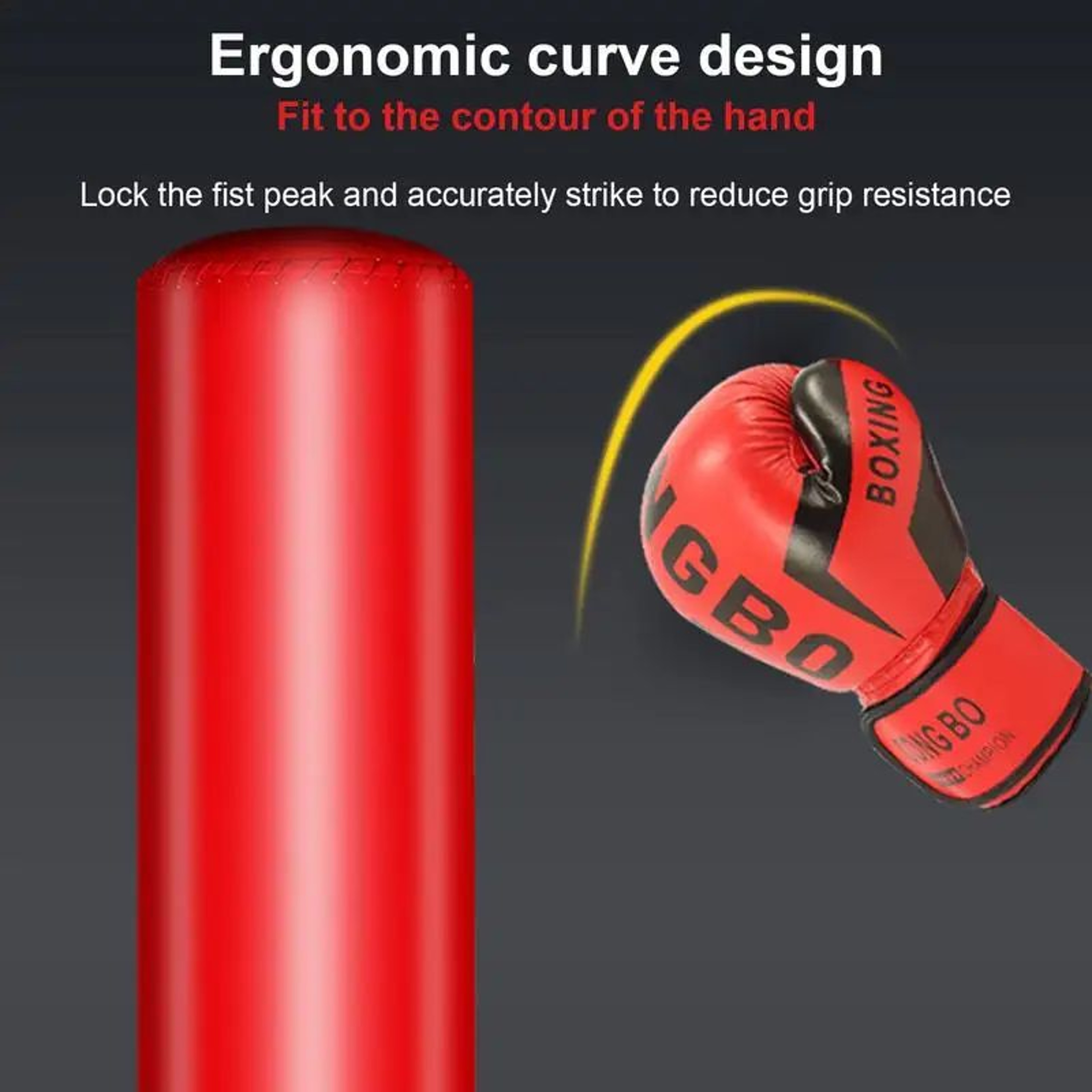 Kids Boxing Gloves For Training  Sparring  Youth Punching Practice Gloves With Secure Wrist Strap 2