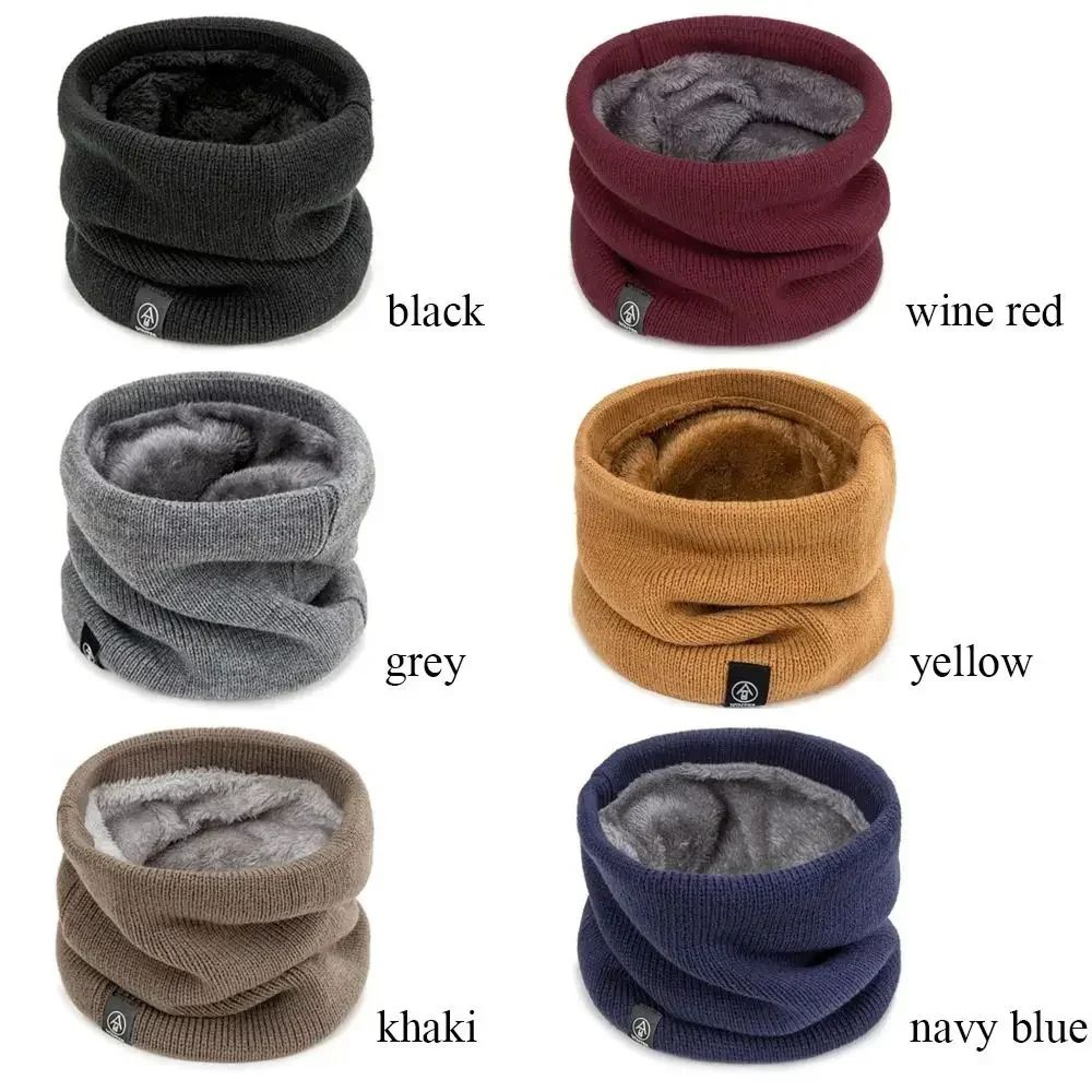 ThermaFlex Winter Neck Gaiter  Soft Knit Winter Neck Warmer For Running Hiking  Skiing 1