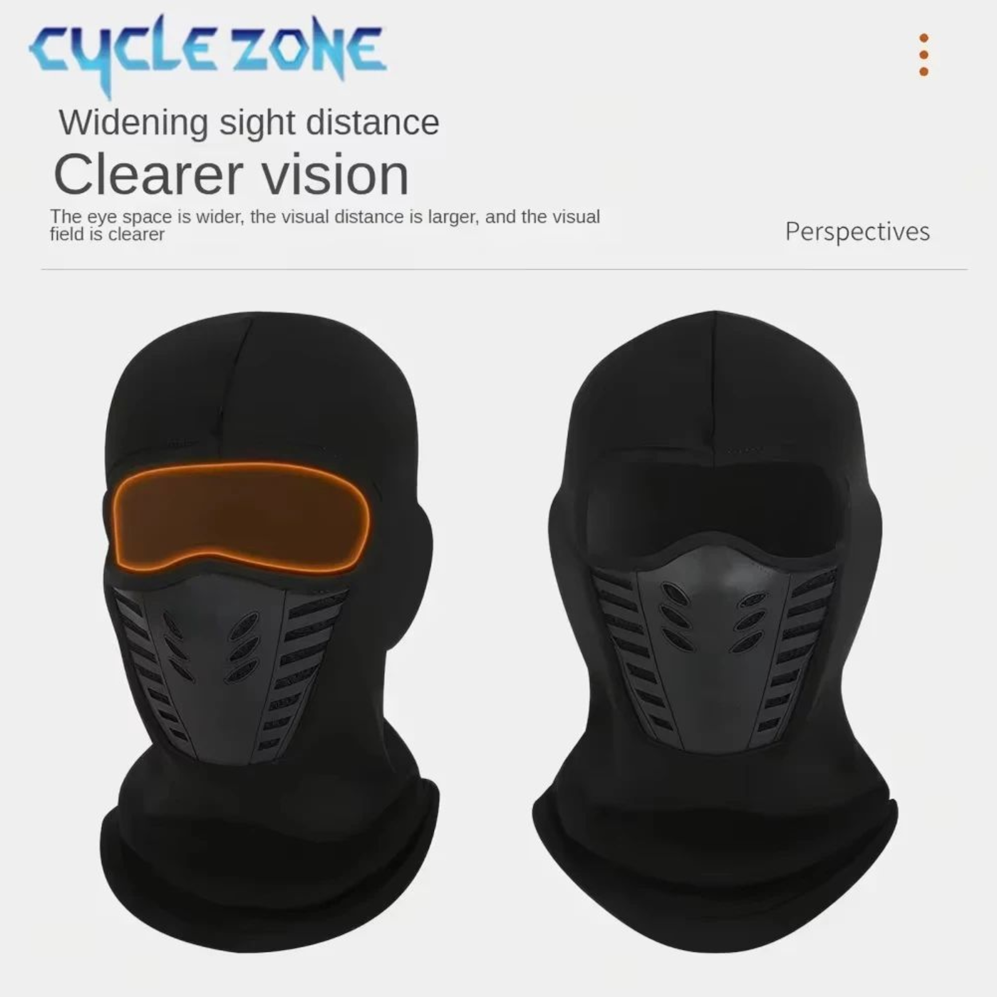 ArcticShield Thermal Fleece Balaclava  Windproof Winter Motorcycle  Ski Face Mask 2