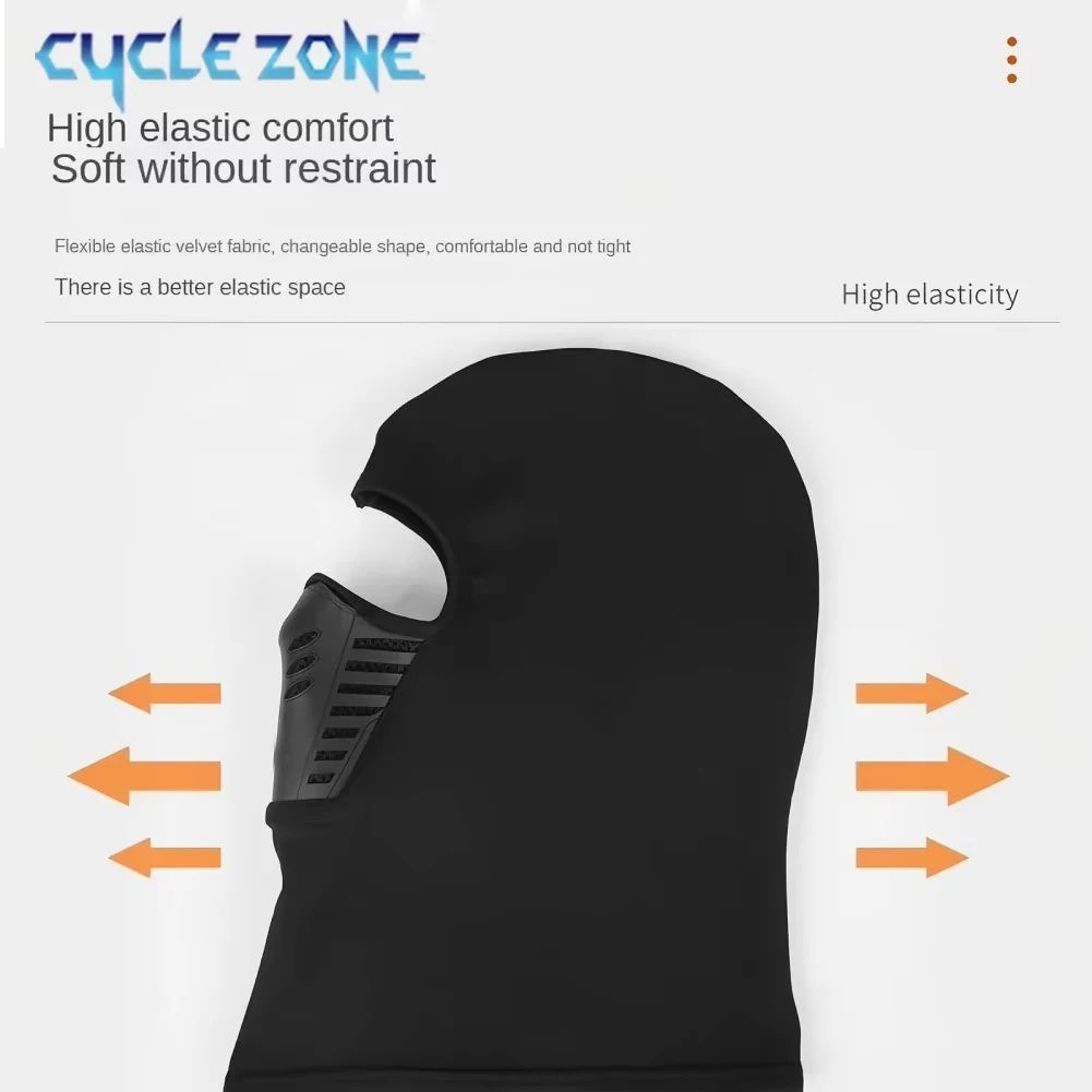 ArcticShield Thermal Fleece Balaclava  Windproof Winter Motorcycle  Ski Face Mask 3