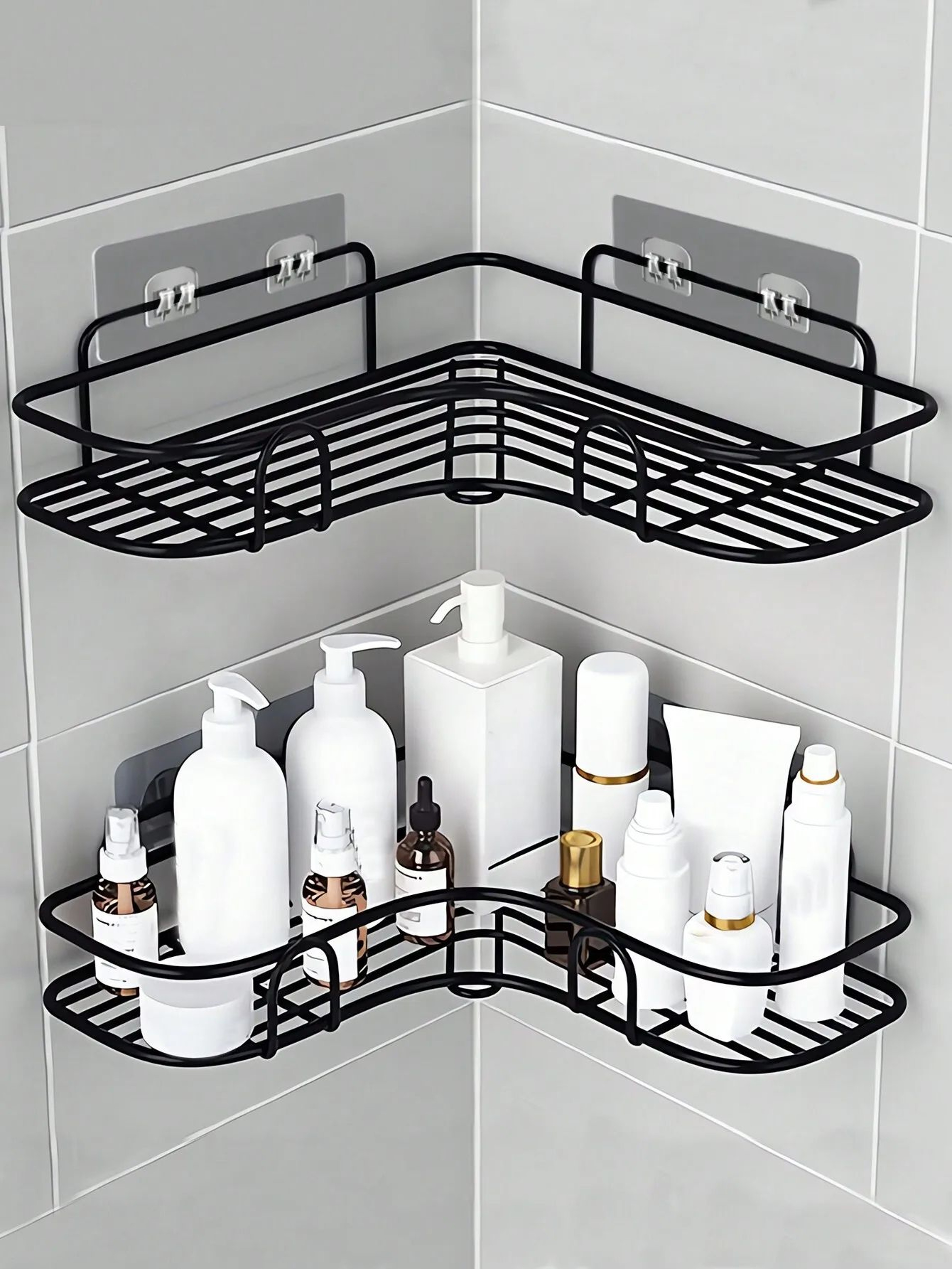 Triangle Corner Rack Corner Storage Shelf For Bathroom Kitchen  Dorm 0
