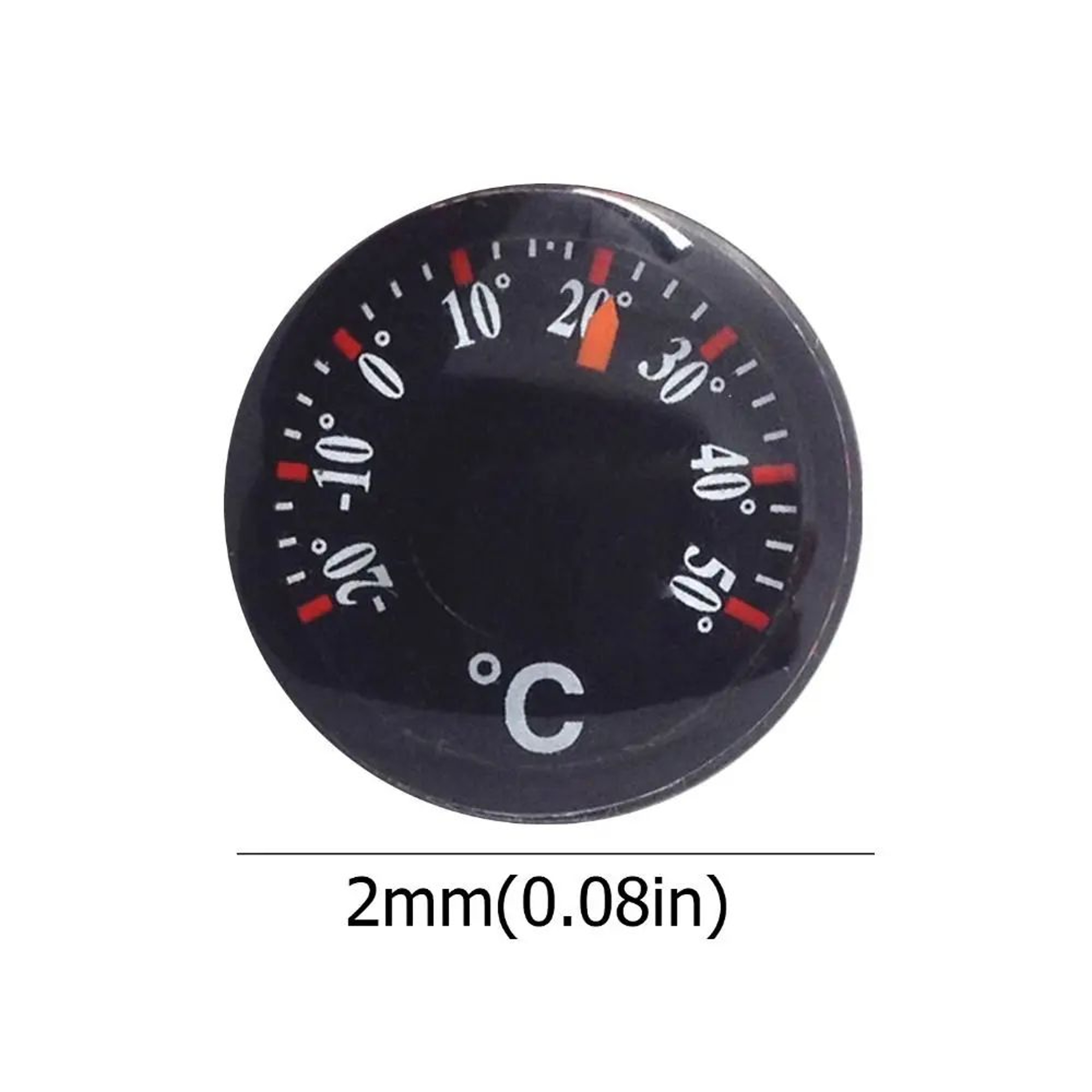 Compact Waterproof Mini Circular Thermometer  High Accuracy Analog Dial Gauge 5
